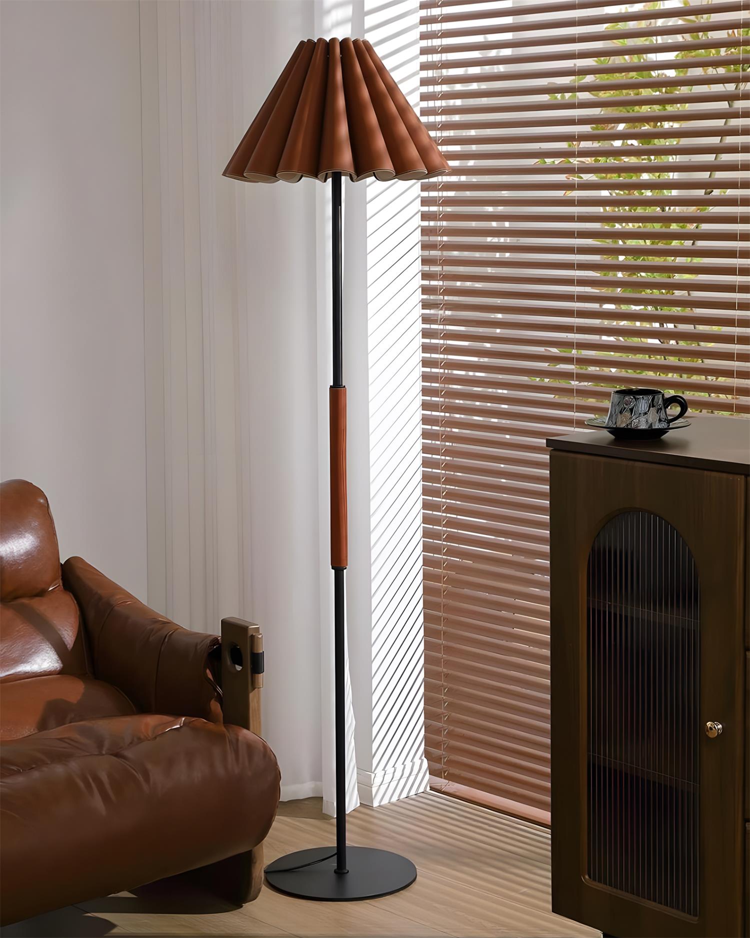 Maeve Pleat Floor Light
