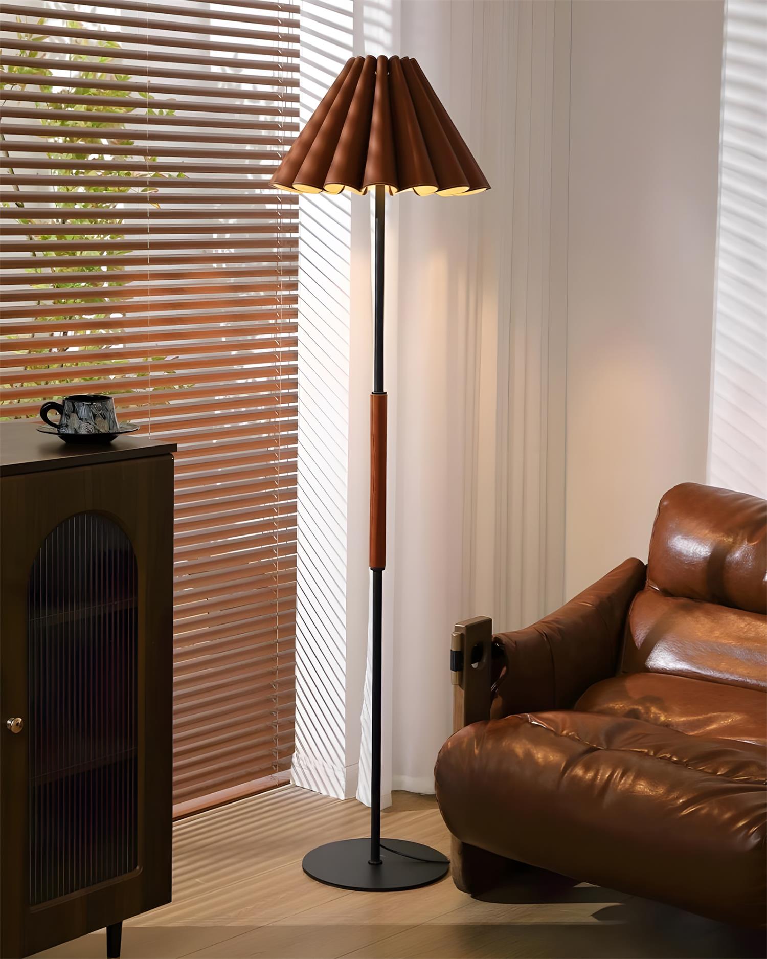 Maeve Pleat Floor Light