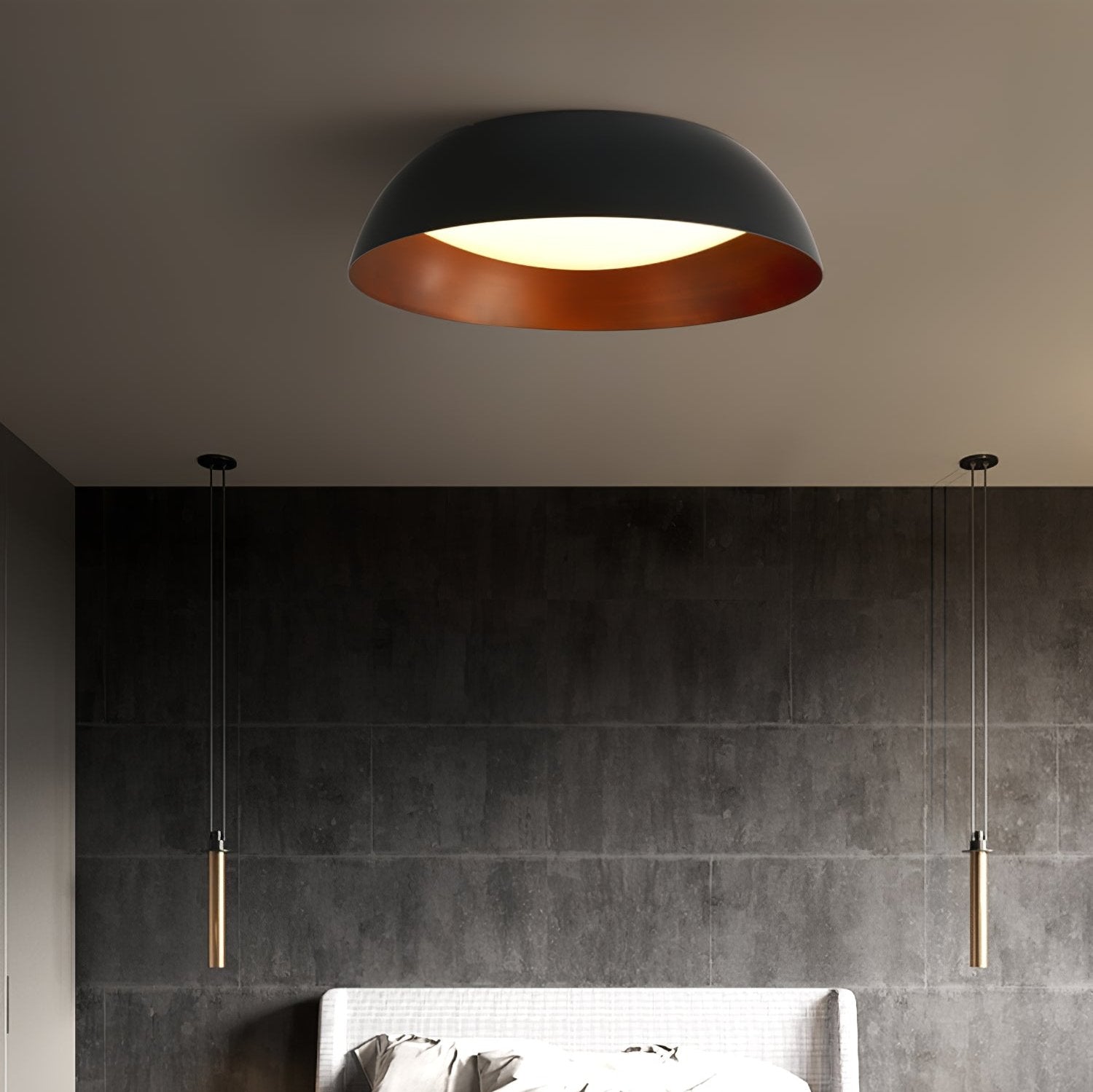 Cinoran Nordic Vintage Shadow Ceiling Lamp-Neutral Decor
