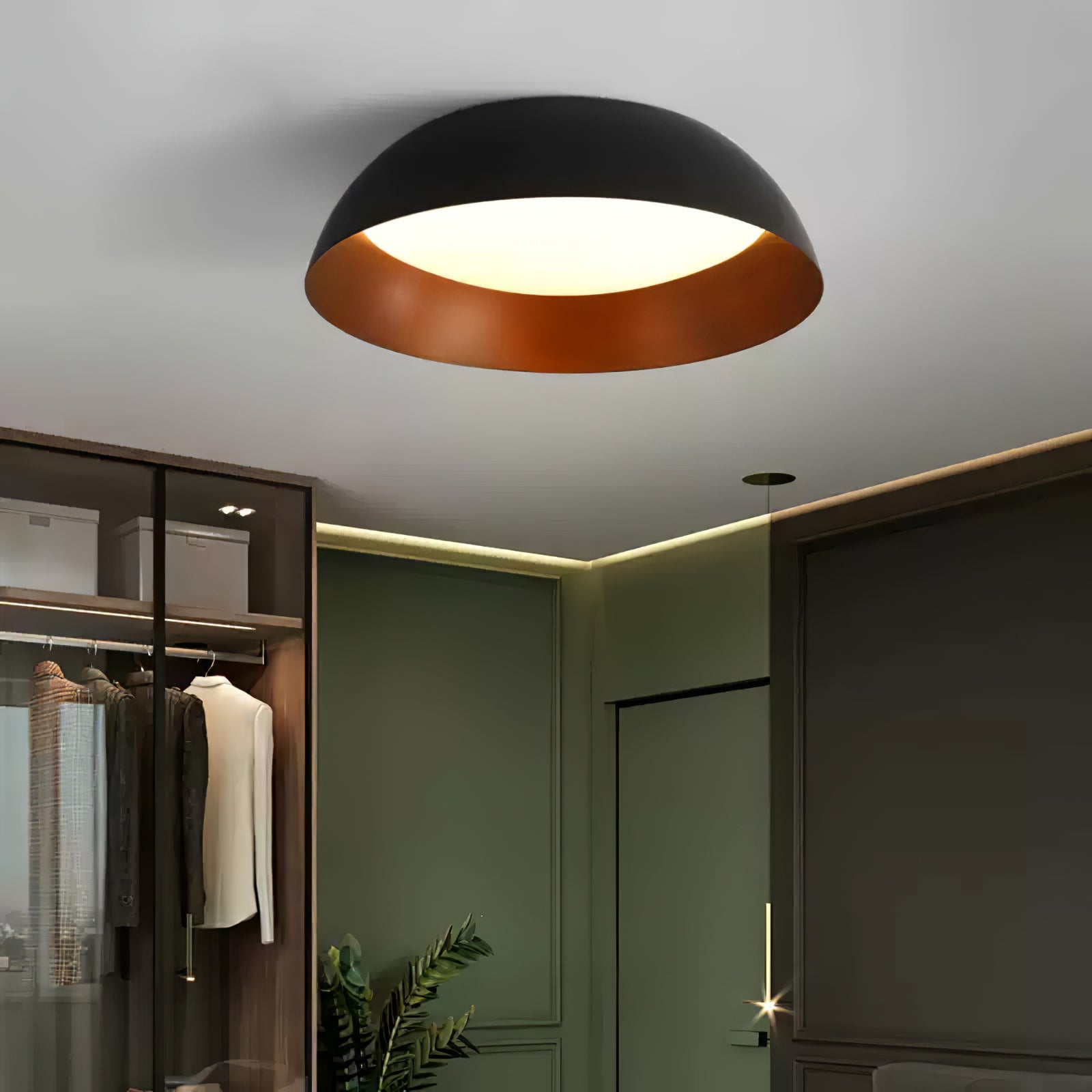 Cinoran Nordic Vintage Shadow Ceiling Lamp-Neutral Decor