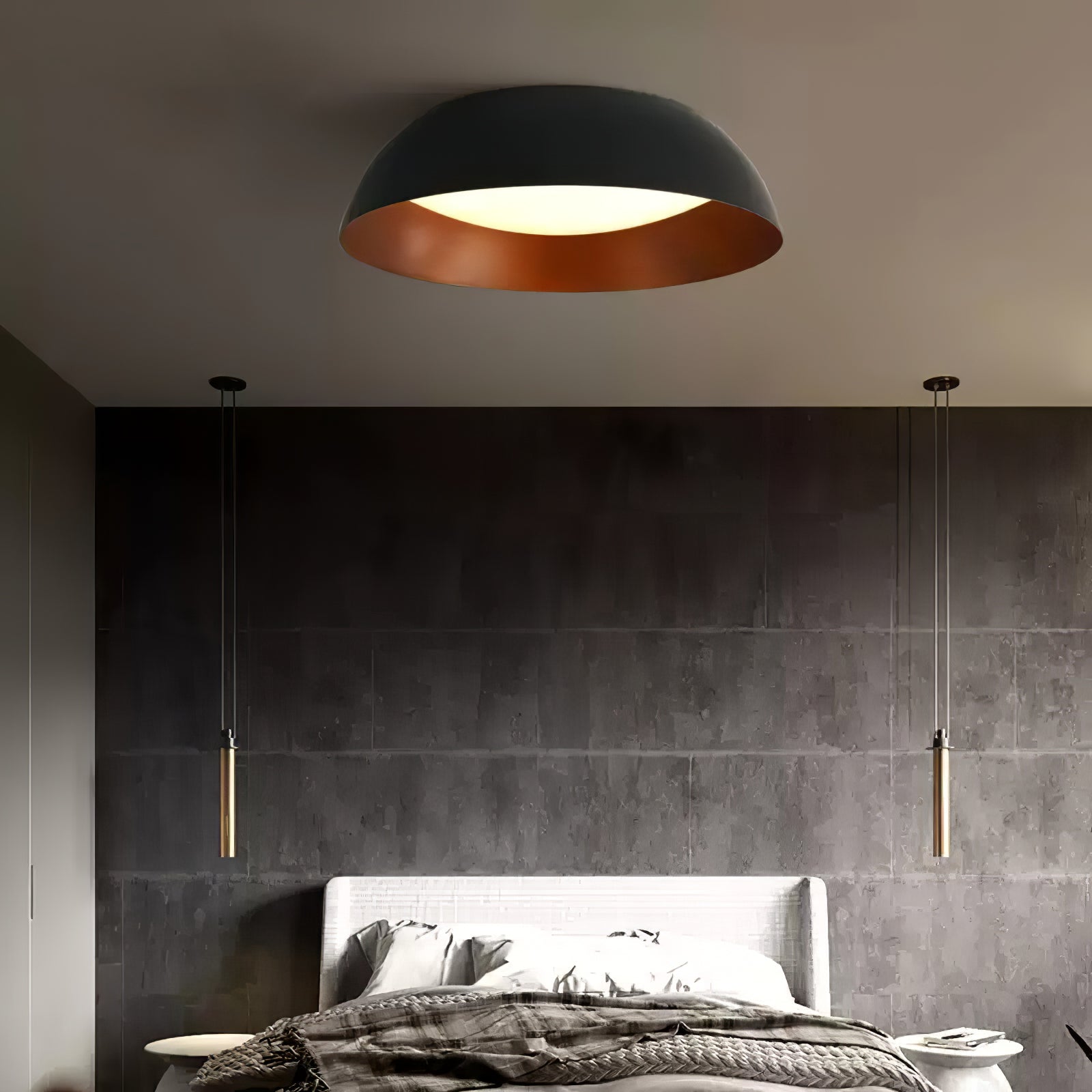 Cinoran Nordic Vintage Shadow Ceiling Lamp-Neutral Decor