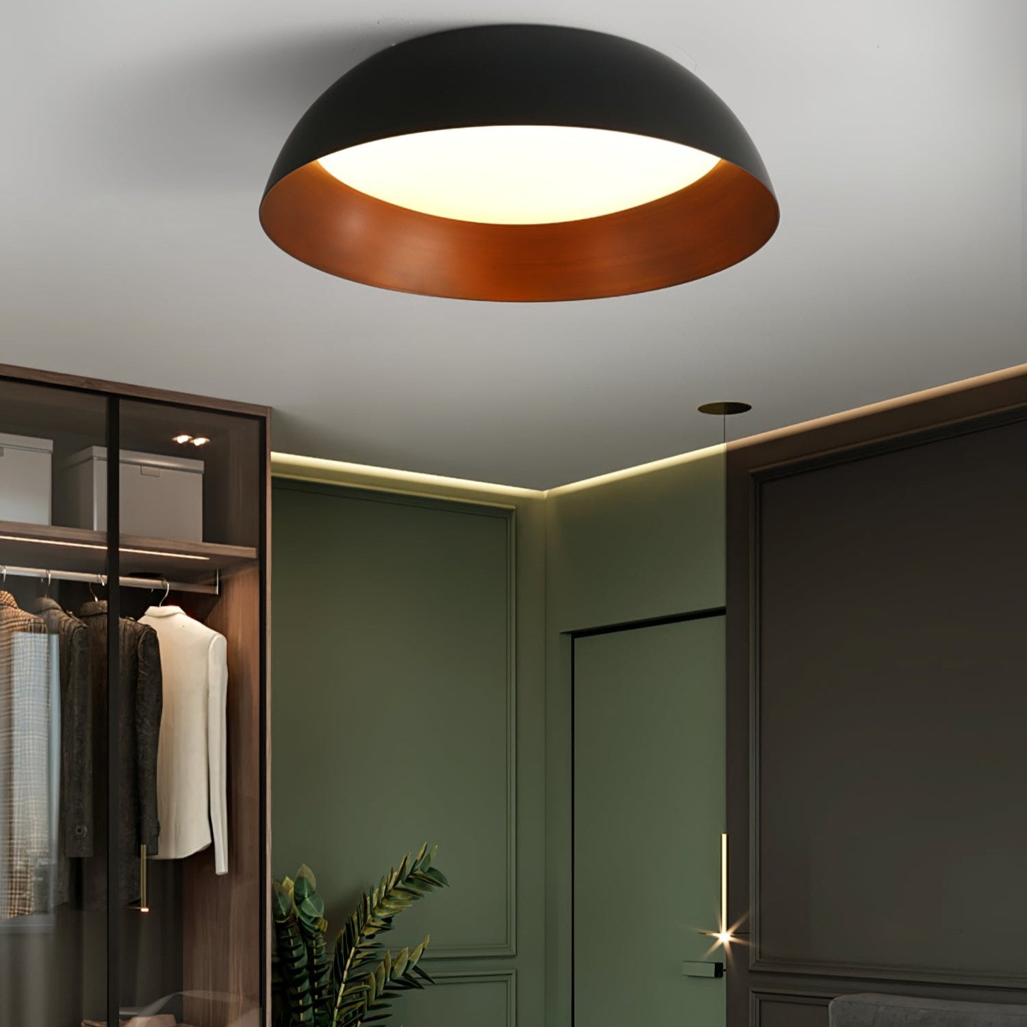 Cinoran Nordic Vintage Shadow Ceiling Lamp-Neutral Decor