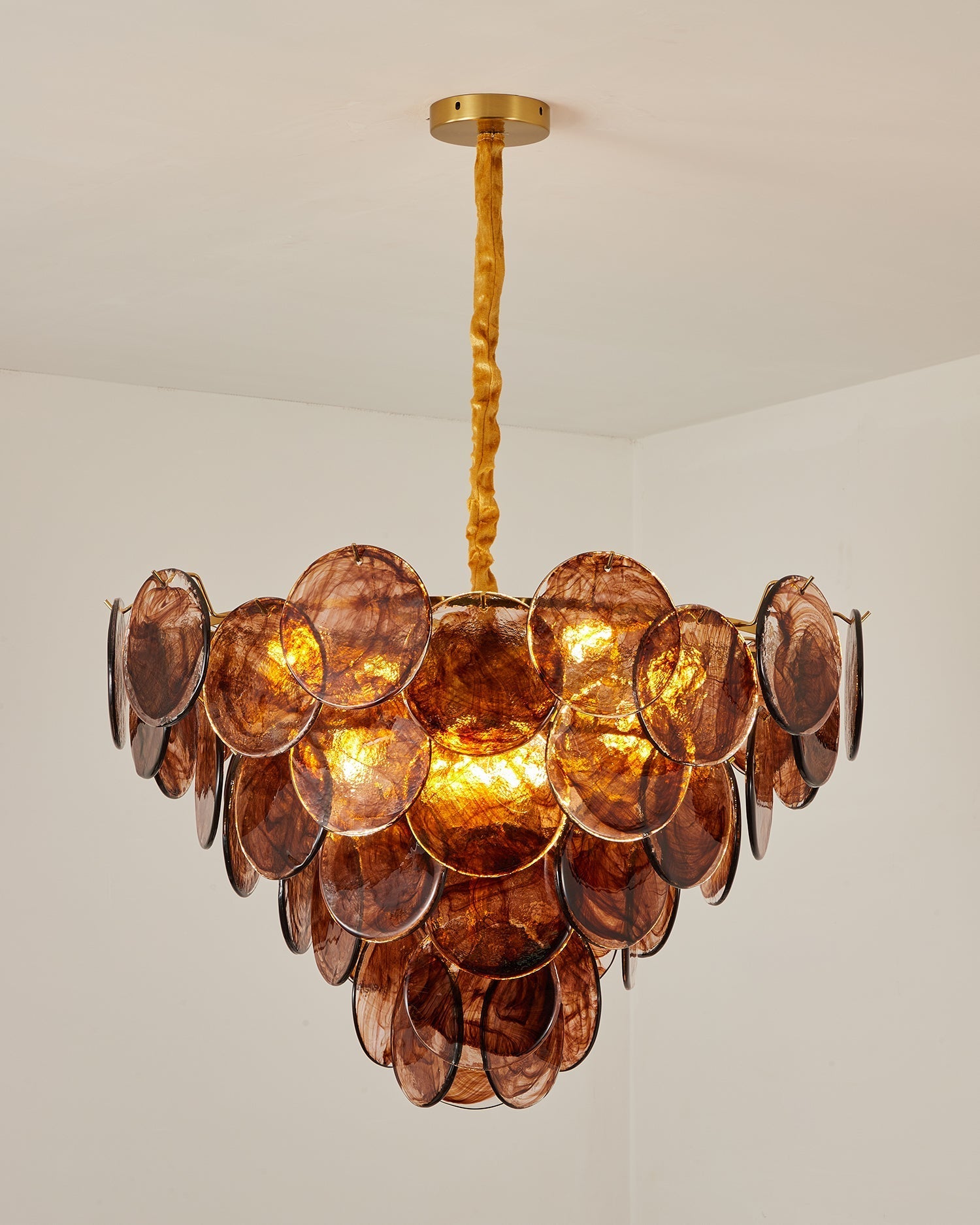Amber Chandelier