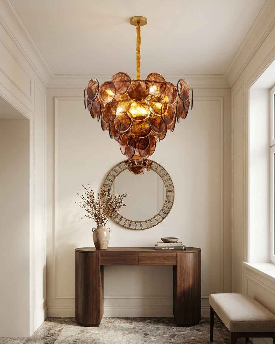 Amber Chandelier