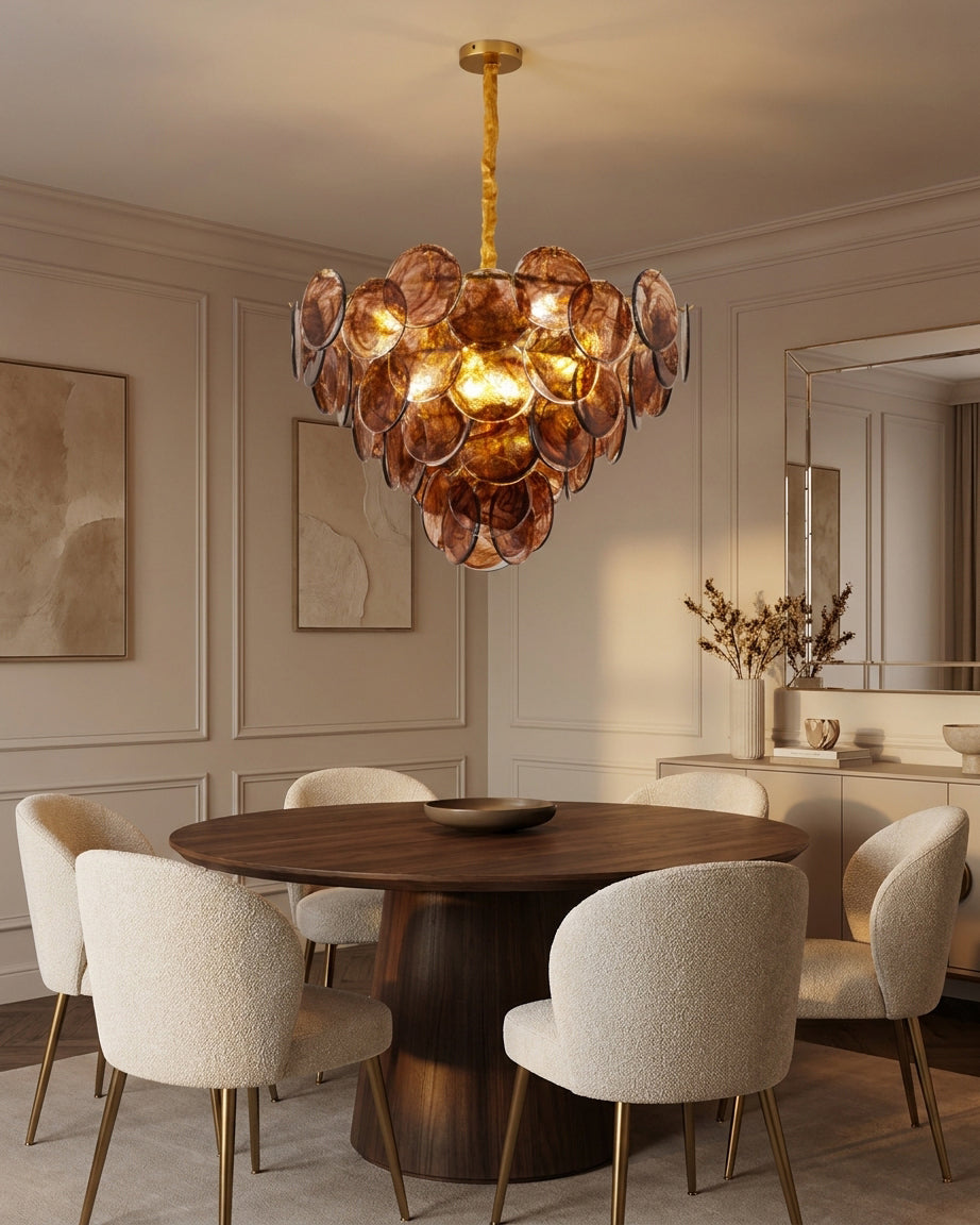 Amber Chandelier