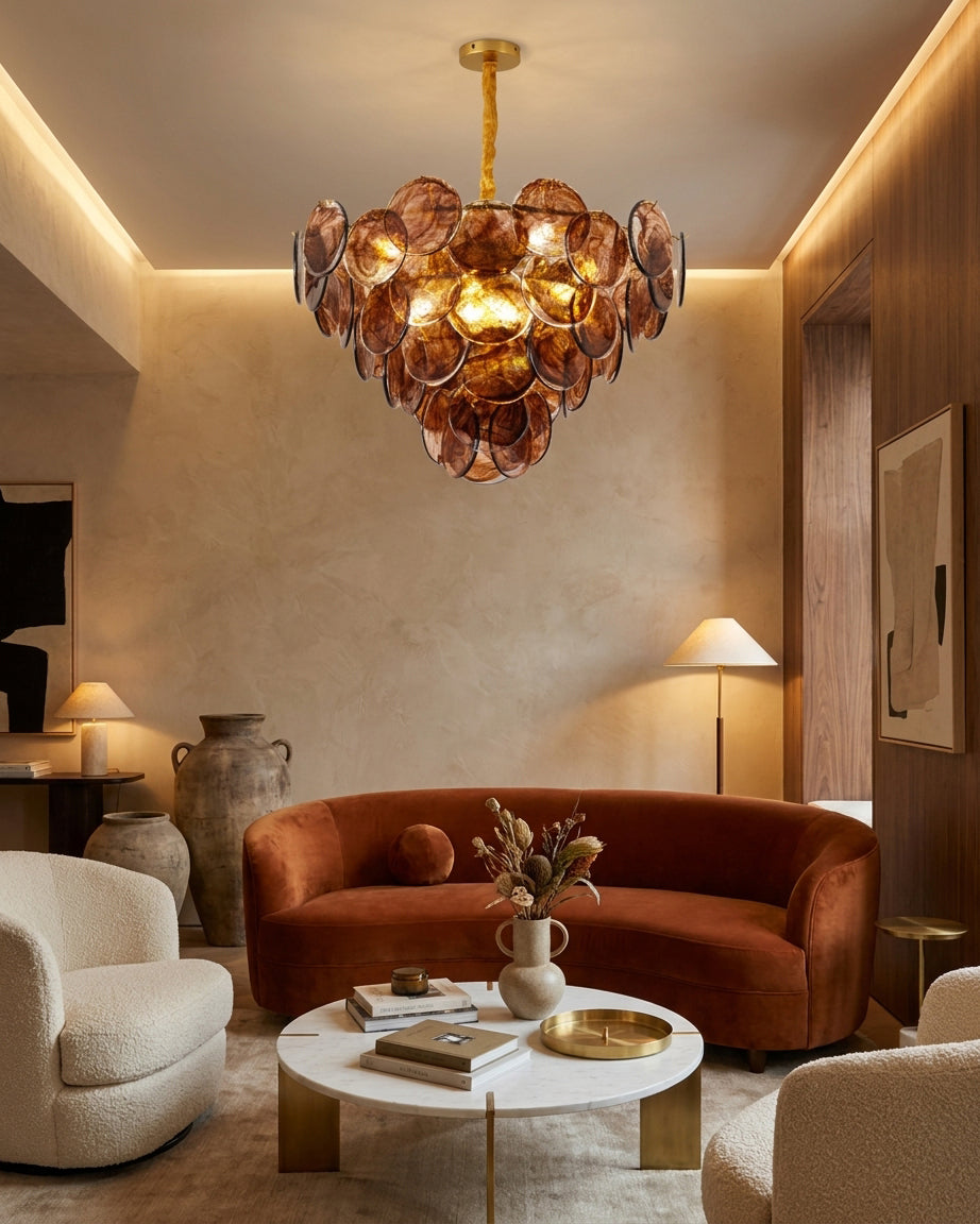Amber Chandelier