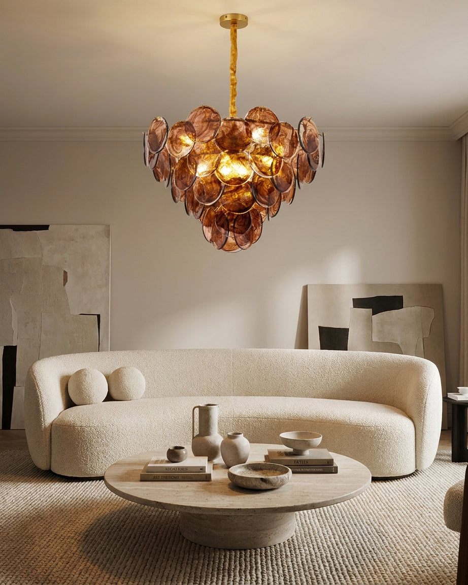 Amber Chandelier