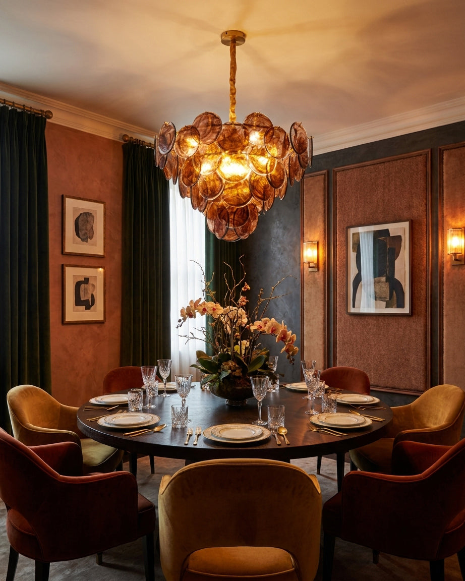 Amber Chandelier