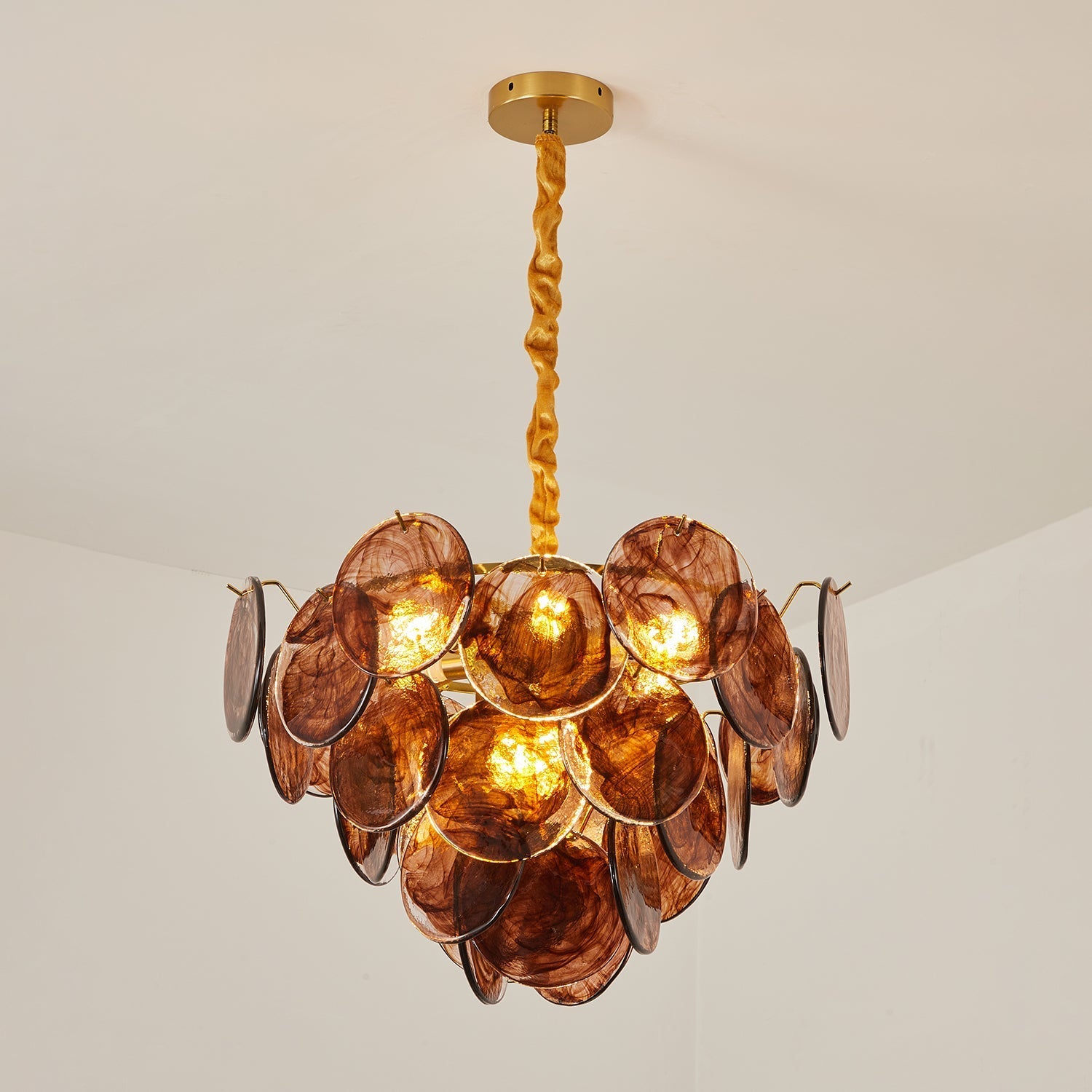 Amber Chandelier