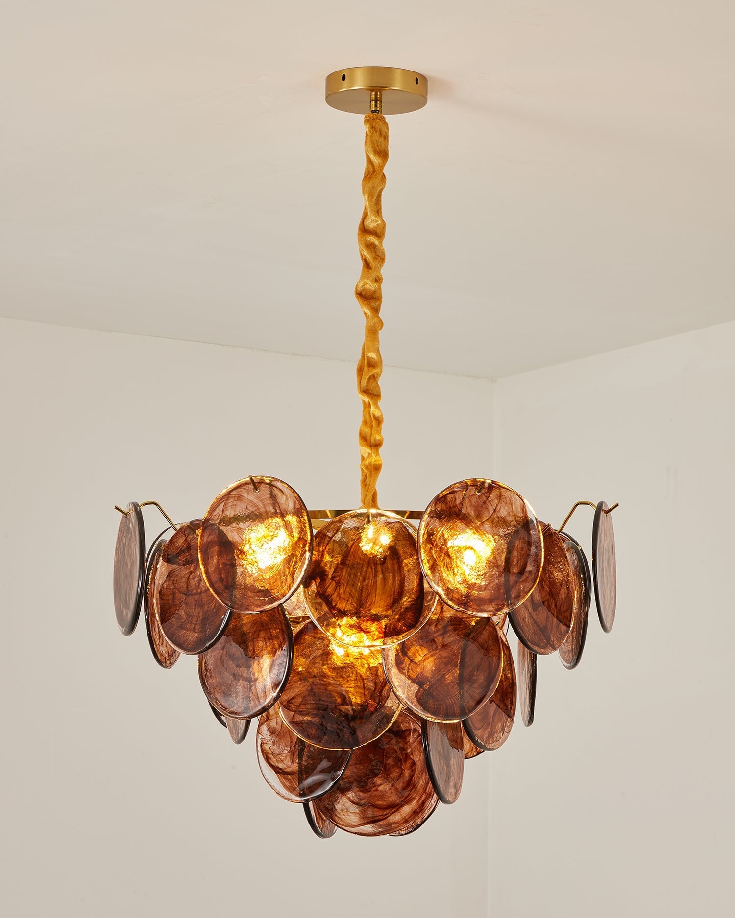 Amber Chandelier