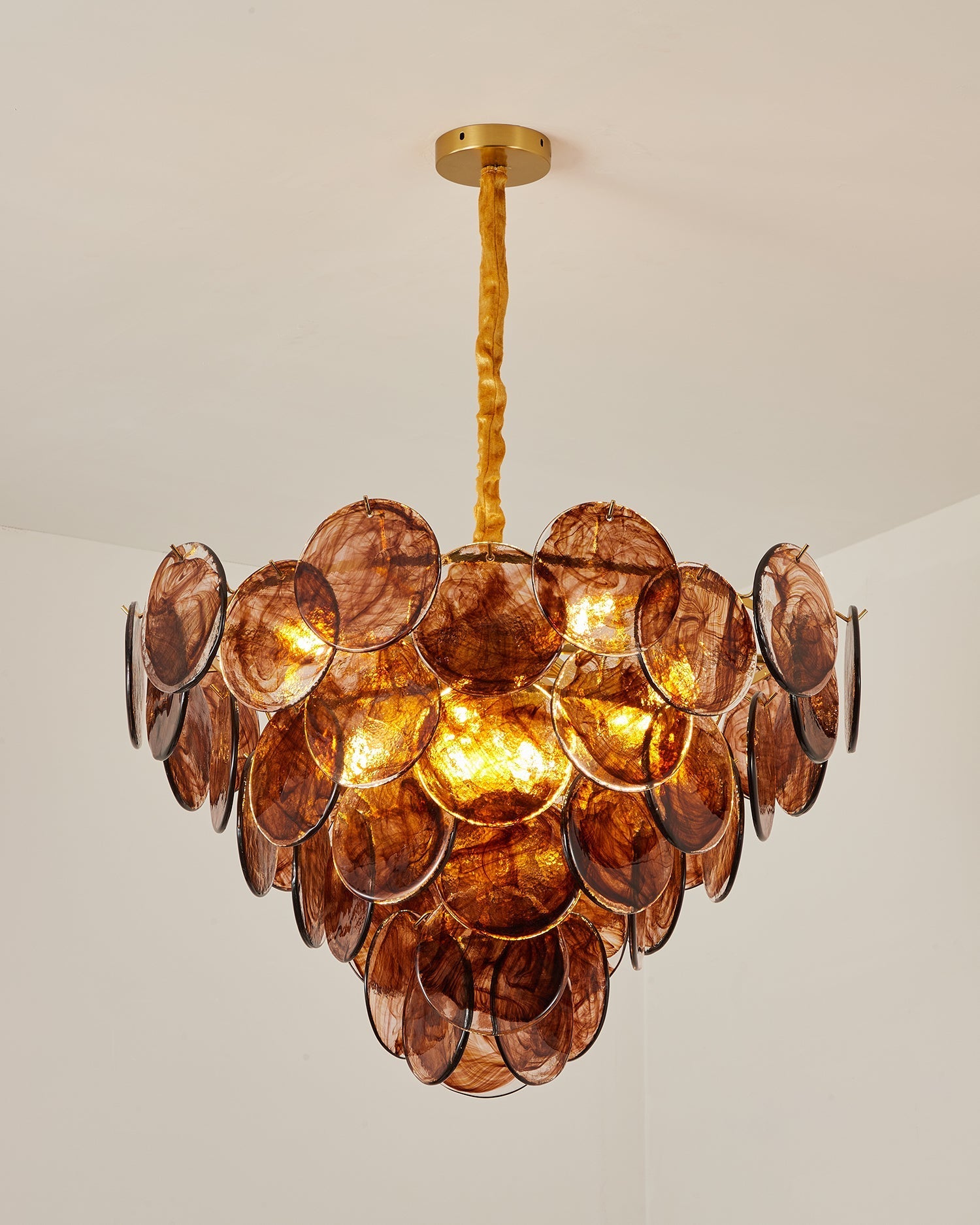 Amber Chandelier