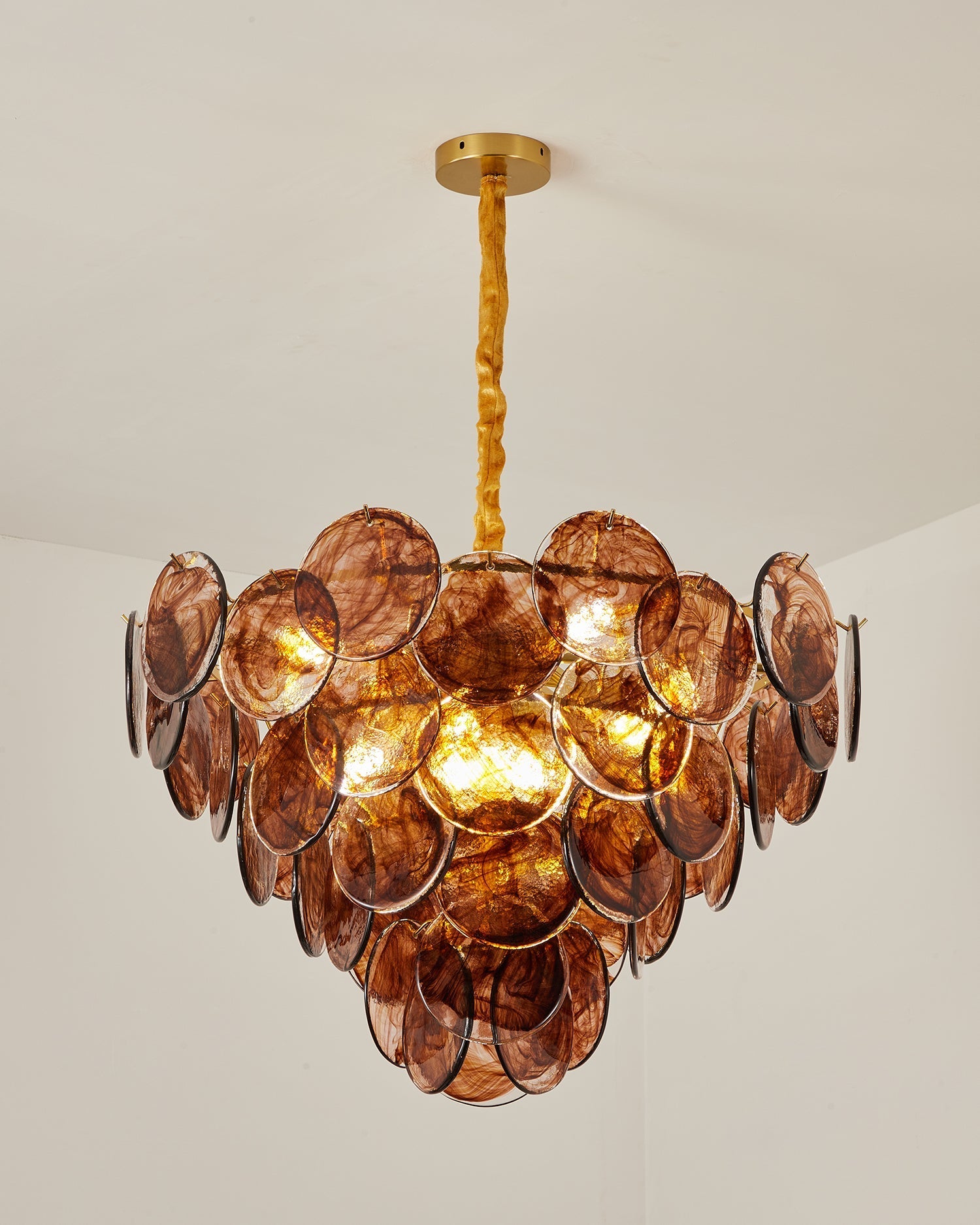 Amber Chandelier