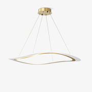 Lustra Chandelier LED Acrylic Gold Modern-Neutral Decor