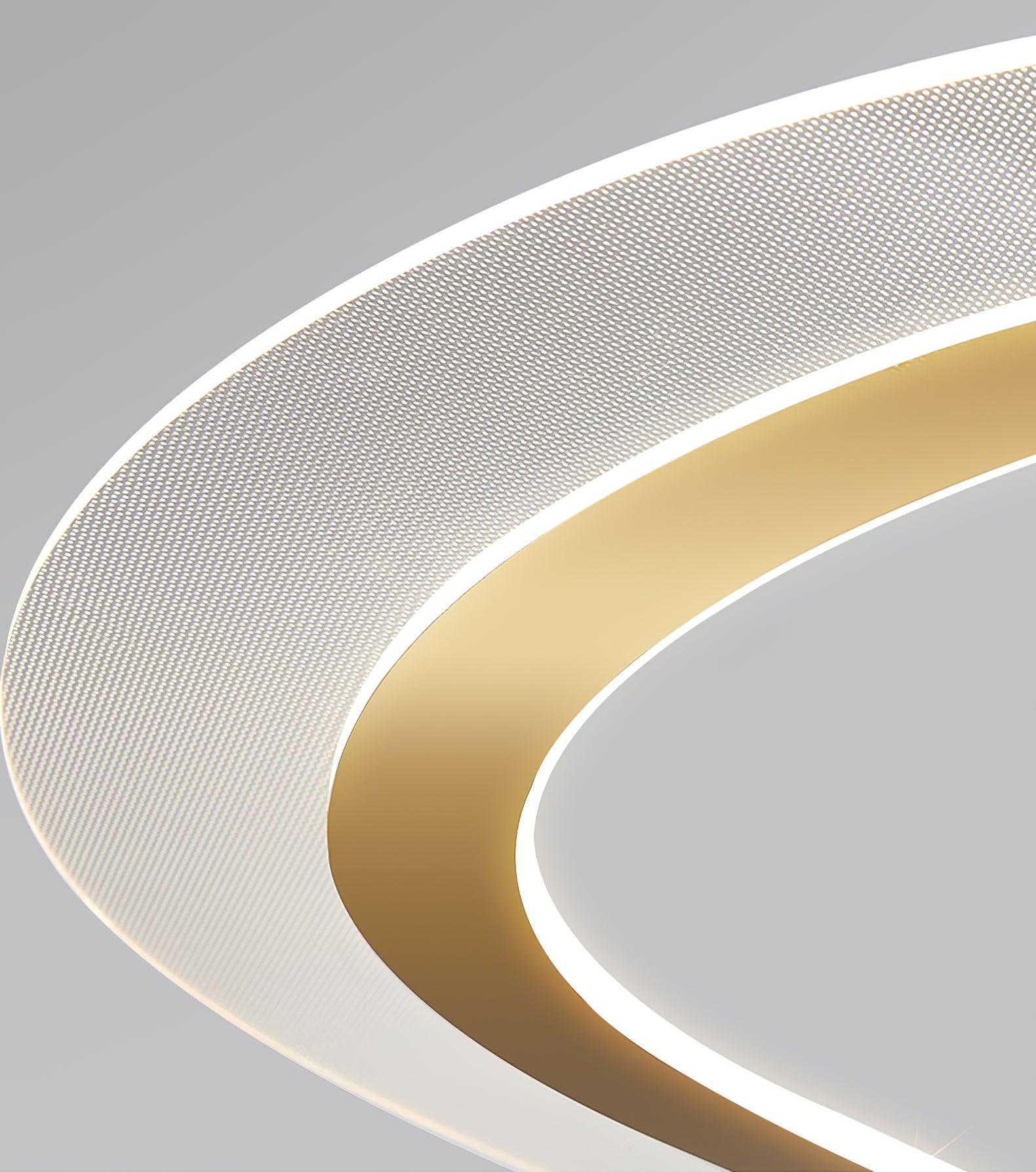Lustra Chandelier LED Acrylic Gold Modern-Neutral Decor
