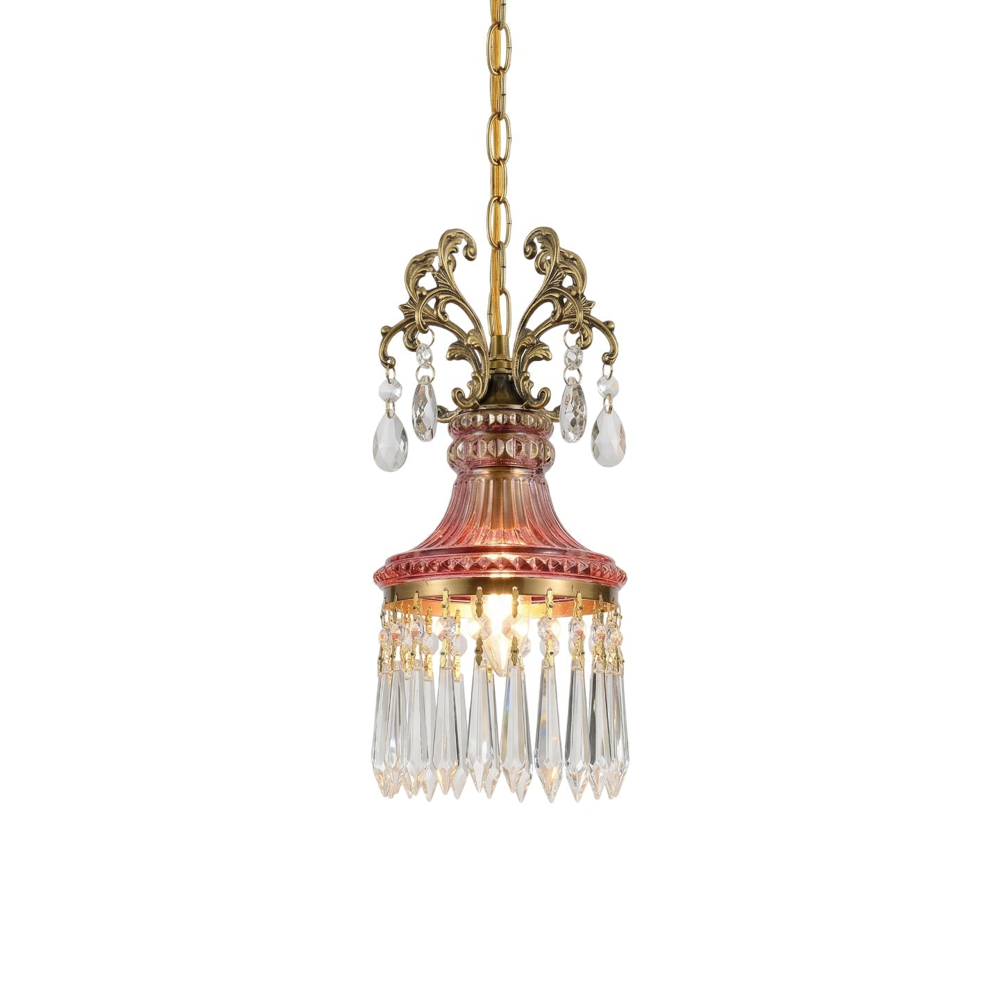 Marquise Crystal Pendant Lamp in an elegant setting.
