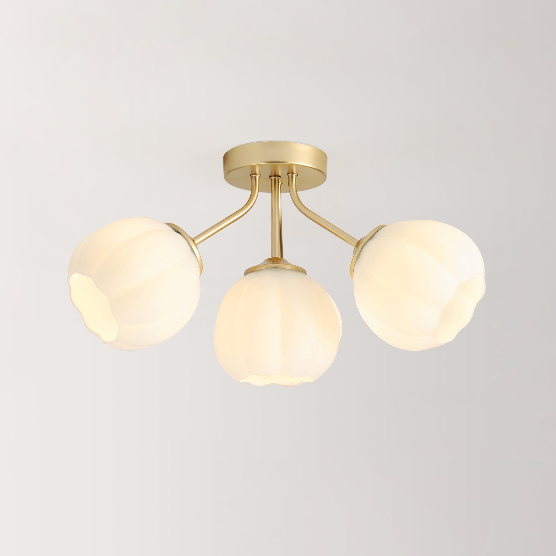 Marra Ceiling Light Petal Globe Cluster Romantic Floral-Neutral Decor