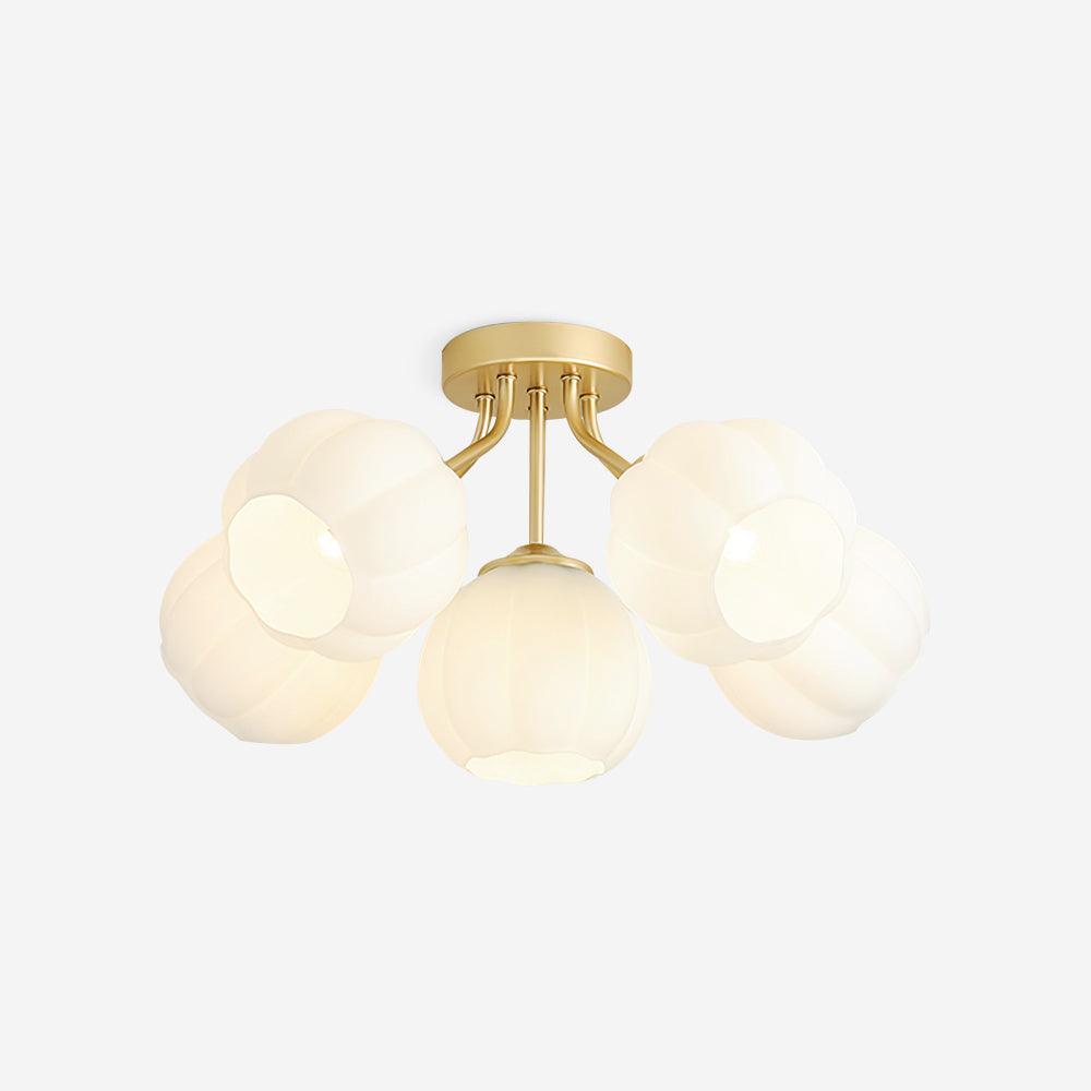 Marra Ceiling Light Petal Globe Cluster Romantic Floral-Neutral Decor