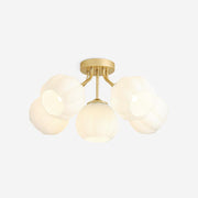 Ceiling Light Petal Globe Cluster Soft Glow Romantic Floral