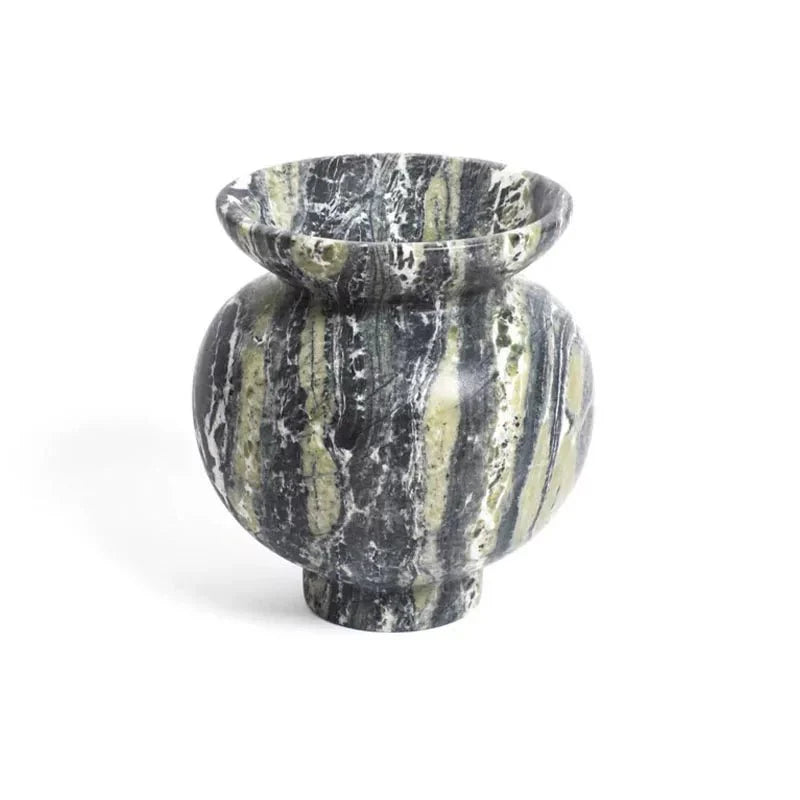 Marrow Marble Vase-Neutral Decor