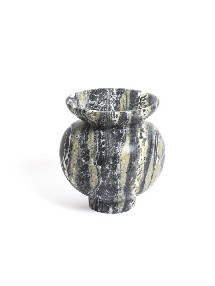 Marrow Marble Vase-Neutral Decor