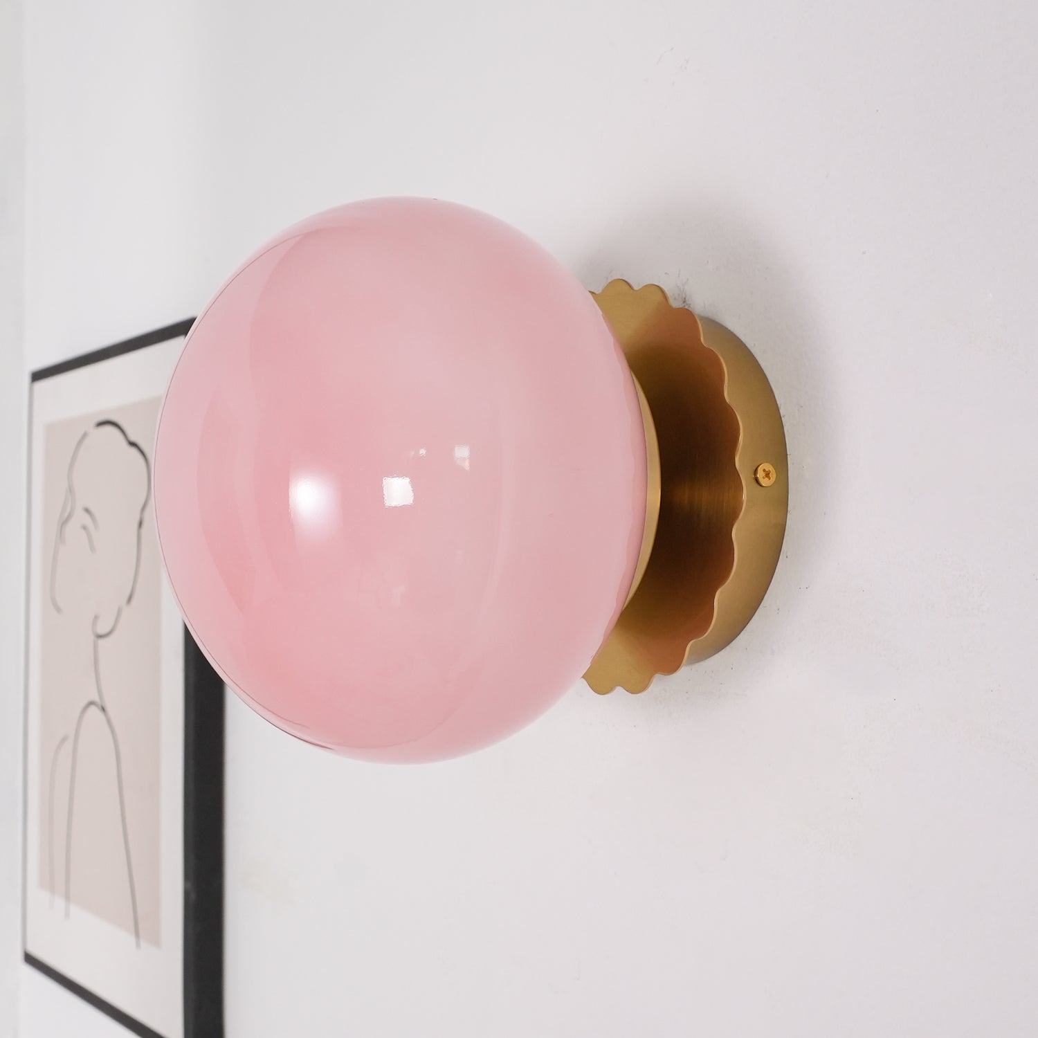 Stefan Modern Minimalist Glass Sconces Wall lamp-Neutral Decor