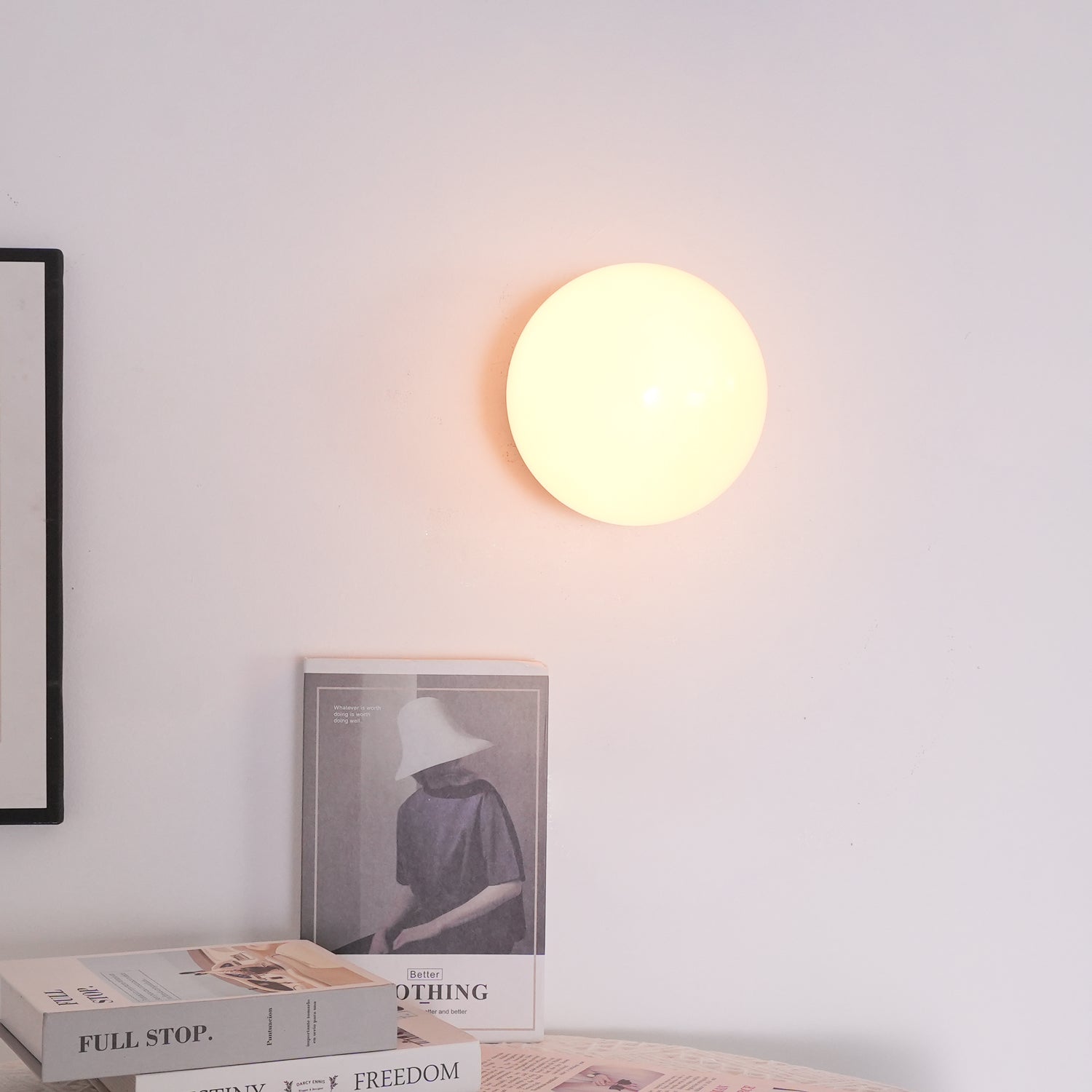 Stefan Modern Minimalist Glass Sconces Wall lamp-Neutral Decor