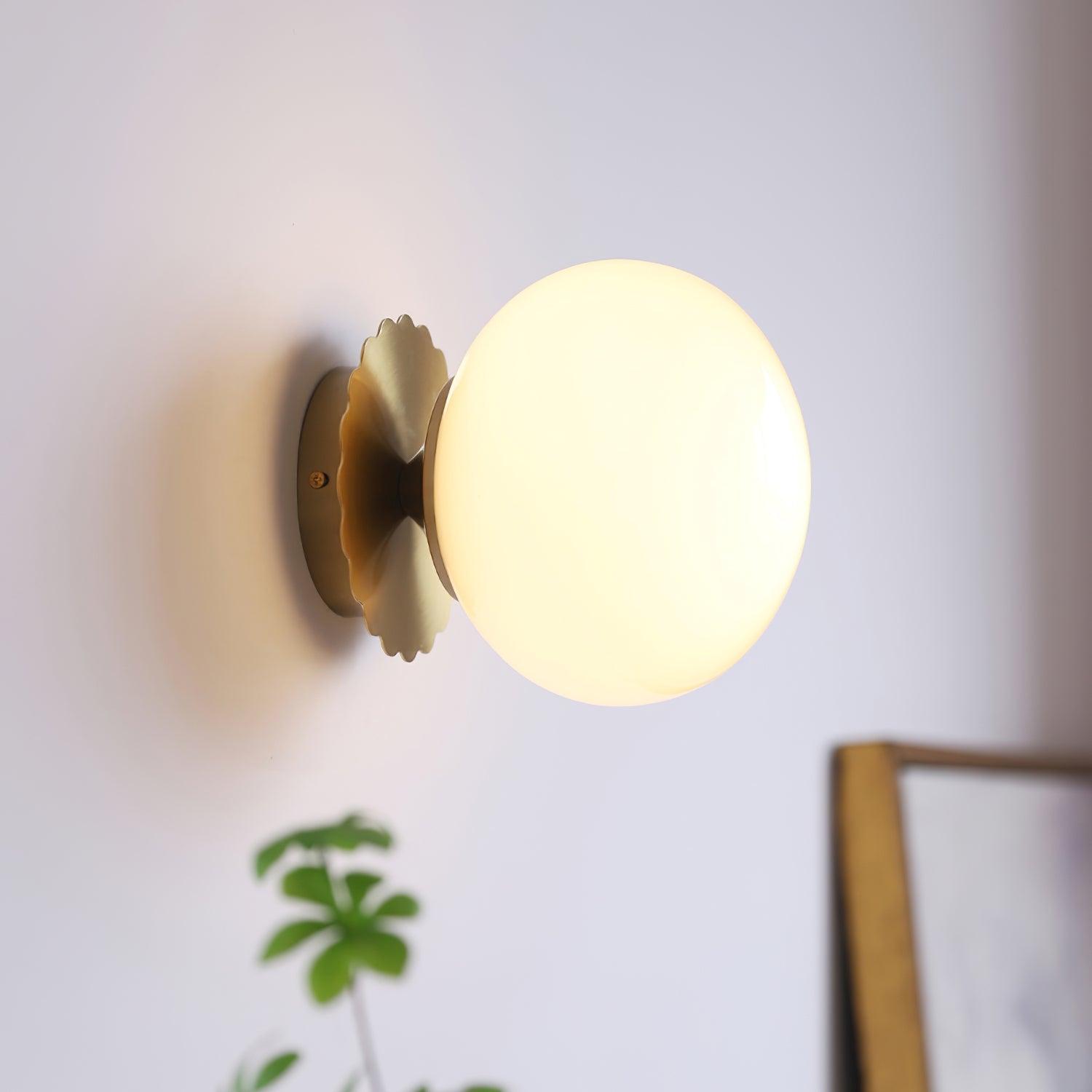 Stefan Modern Minimalist Glass Sconces Wall lamp-Neutral Decor