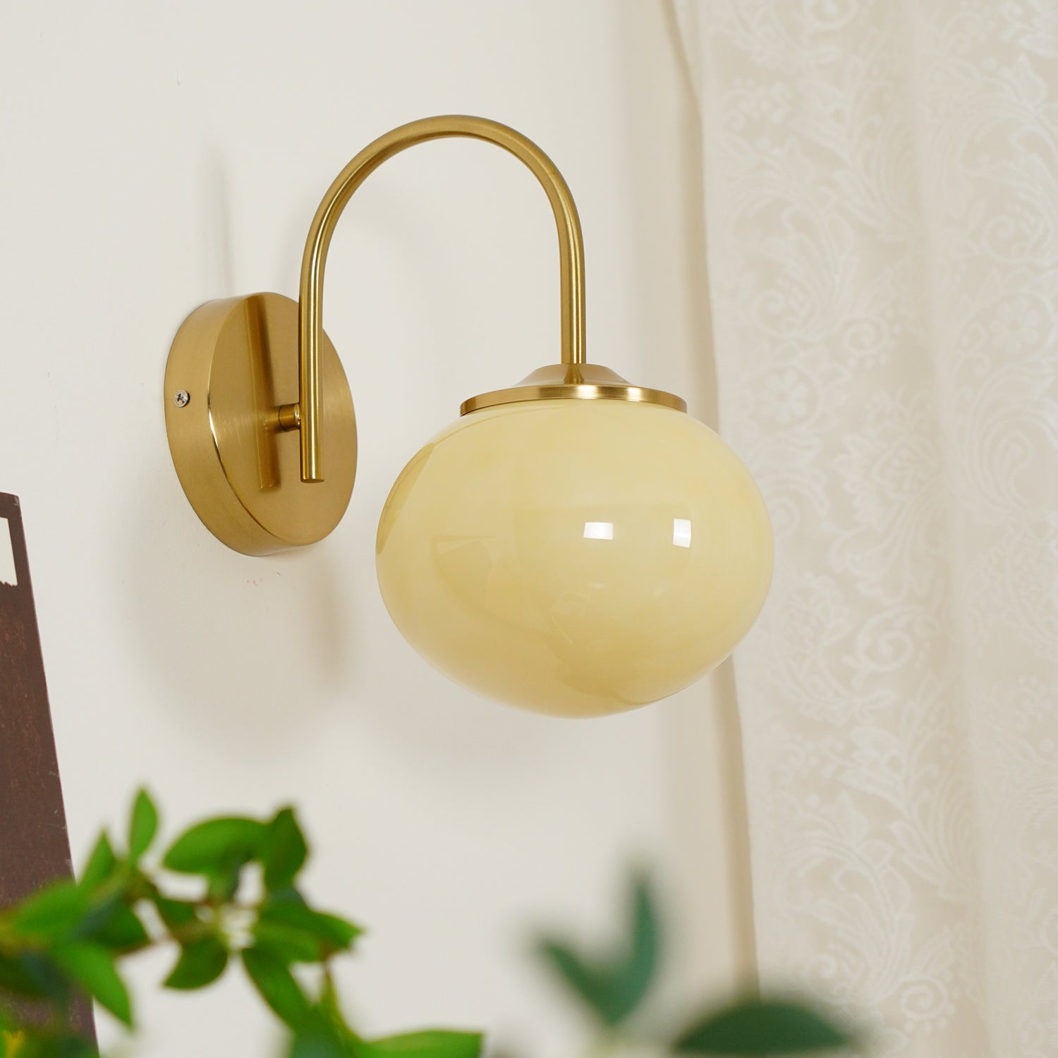 Ove Premium Nordic Art Glass Wall Lamp-Neutral Decor