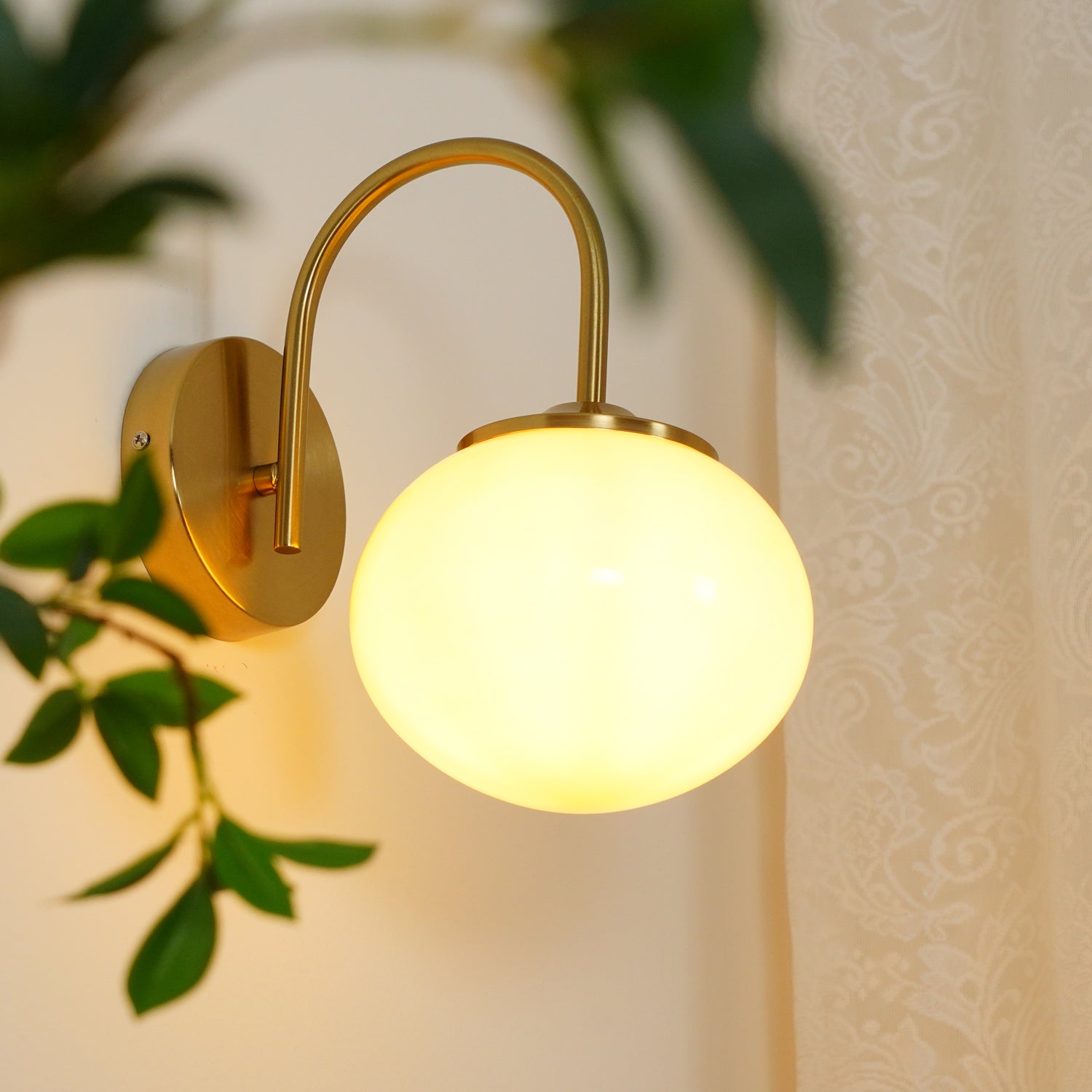 Ove Premium Nordic Art Glass Wall Lamp-Neutral Decor