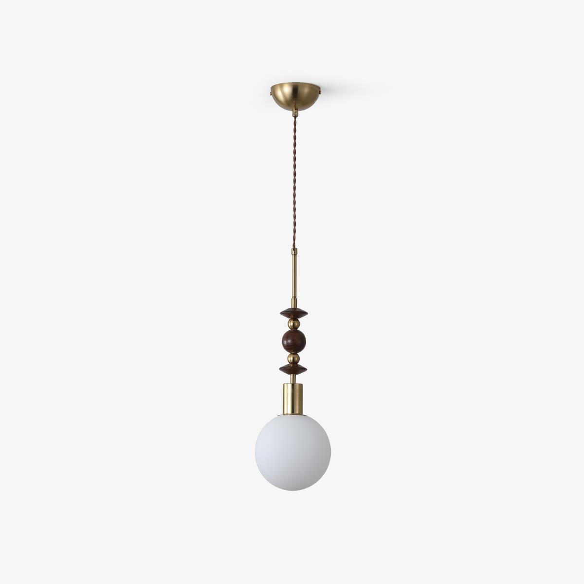Reveny Wood Pendant Light-Neutral Decor