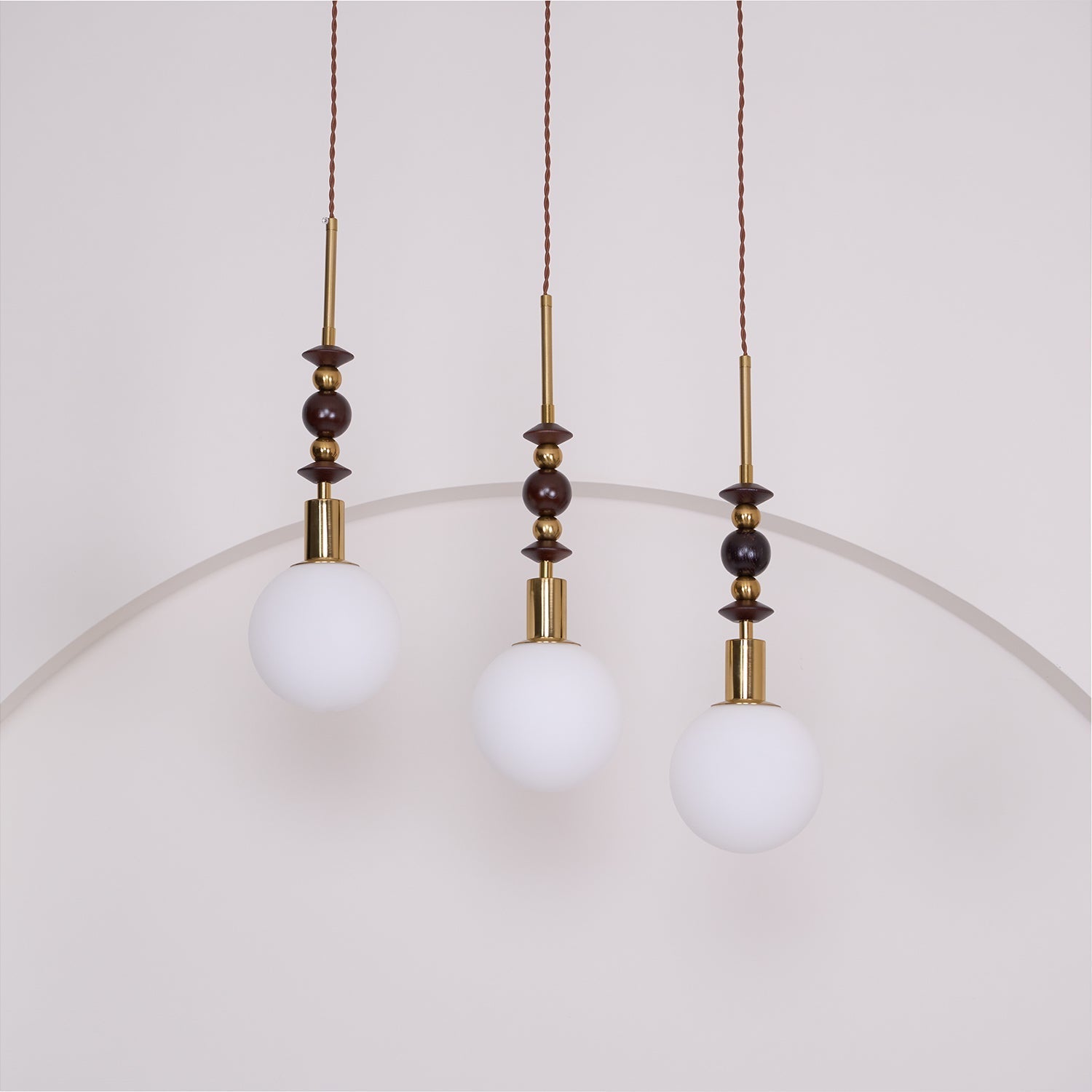 Reveny Wood Pendant Light-Neutral Decor