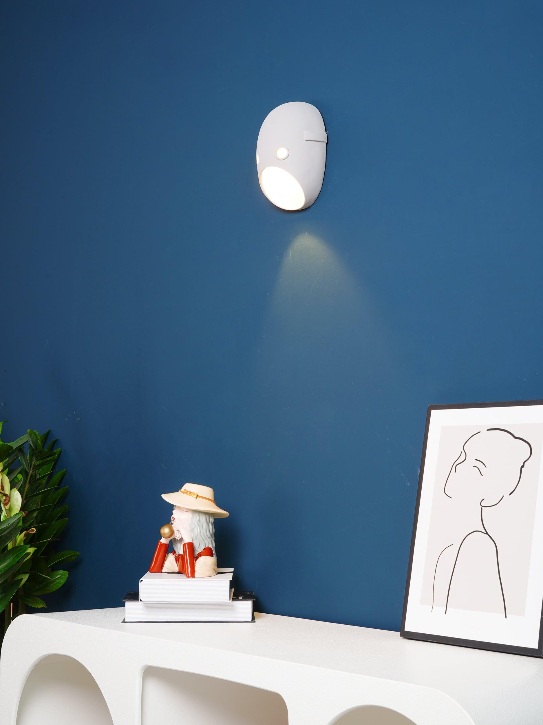 Mask Individual Creativity Resin Wall Light-Neutral Decor