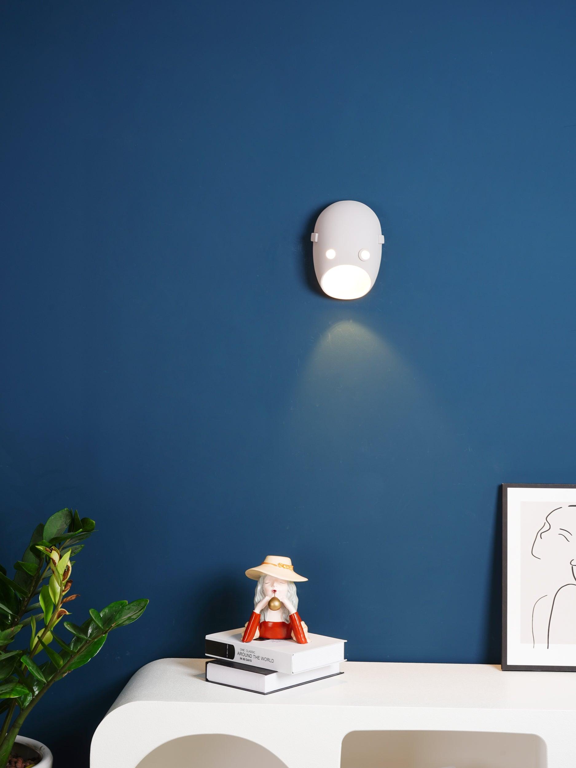 Mask Individual Creativity Resin Wall Light-Neutral Decor