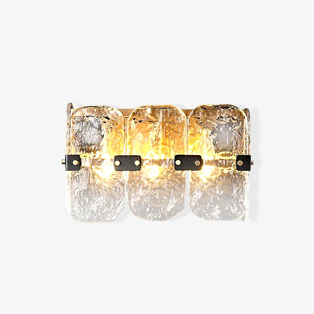 Clara Massive Glass Wall Sconces-Neutral Decor