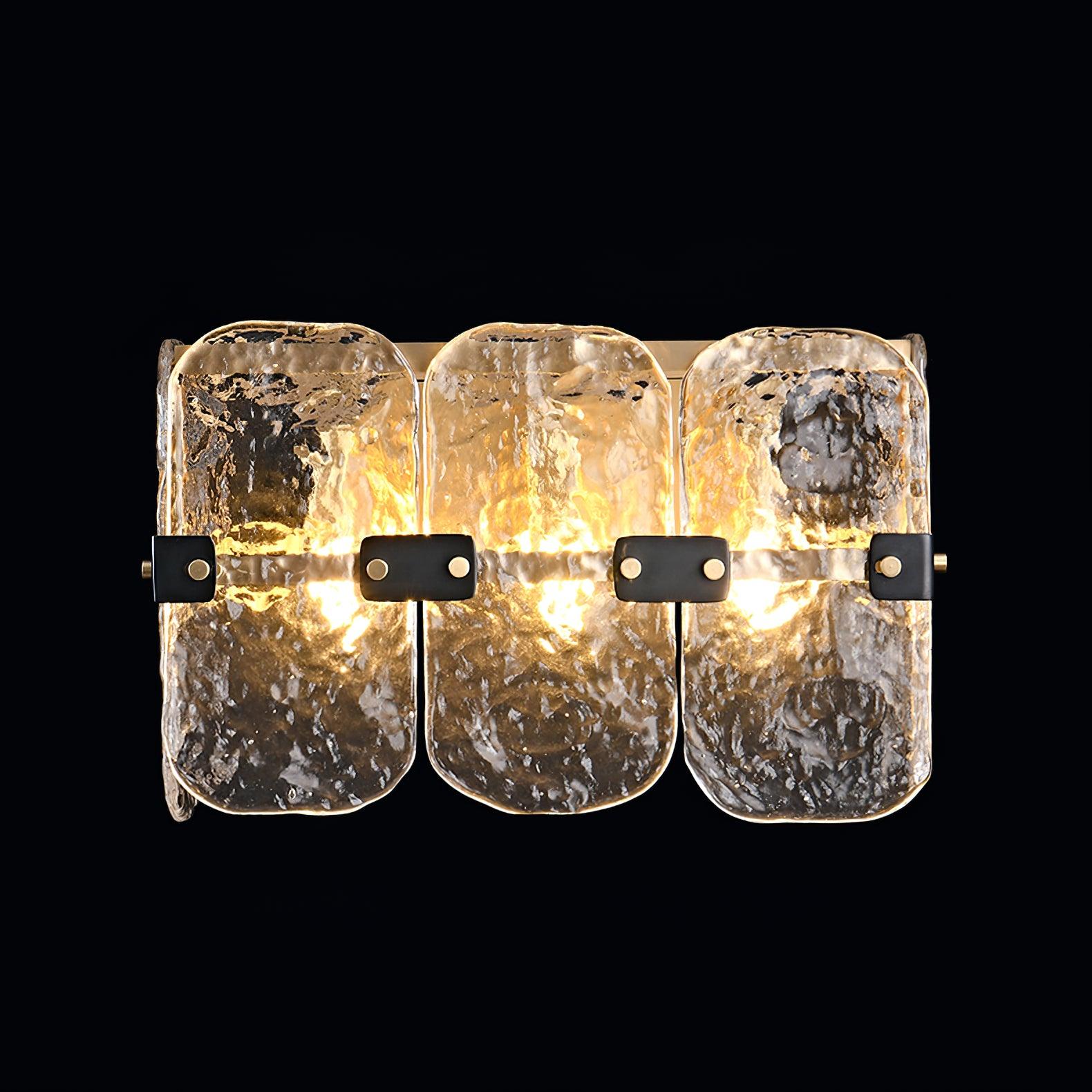 Clara Massive Glass Wall Sconces-Neutral Decor