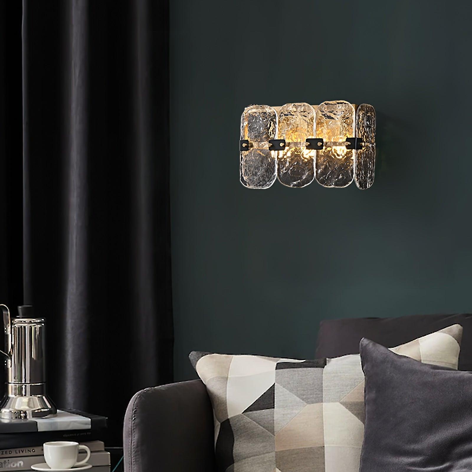 Clara Massive Glass Wall Sconces-Neutral Decor