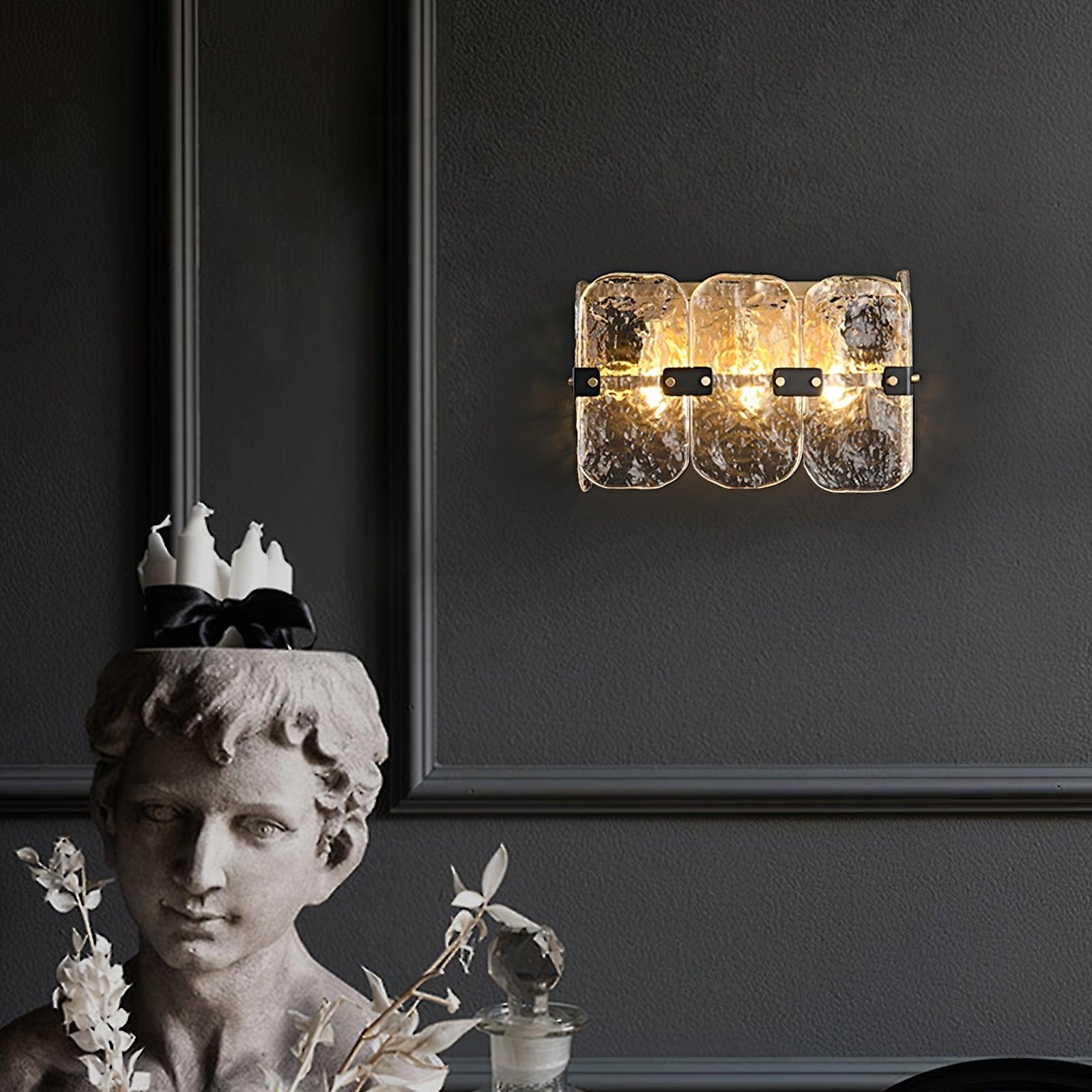 Clara Massive Glass Wall Sconces-Neutral Decor