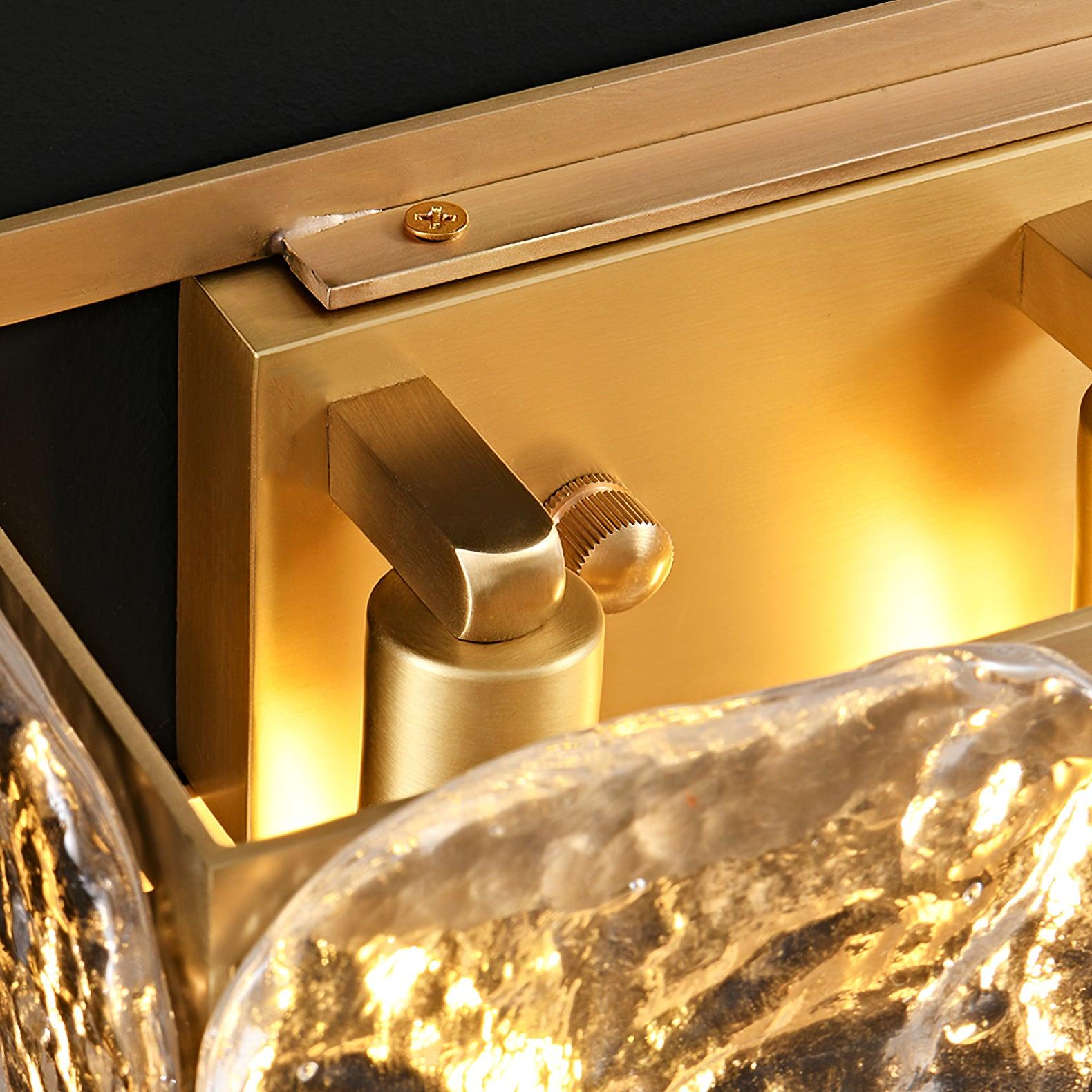 Clara Massive Glass Wall Sconces-Neutral Decor
