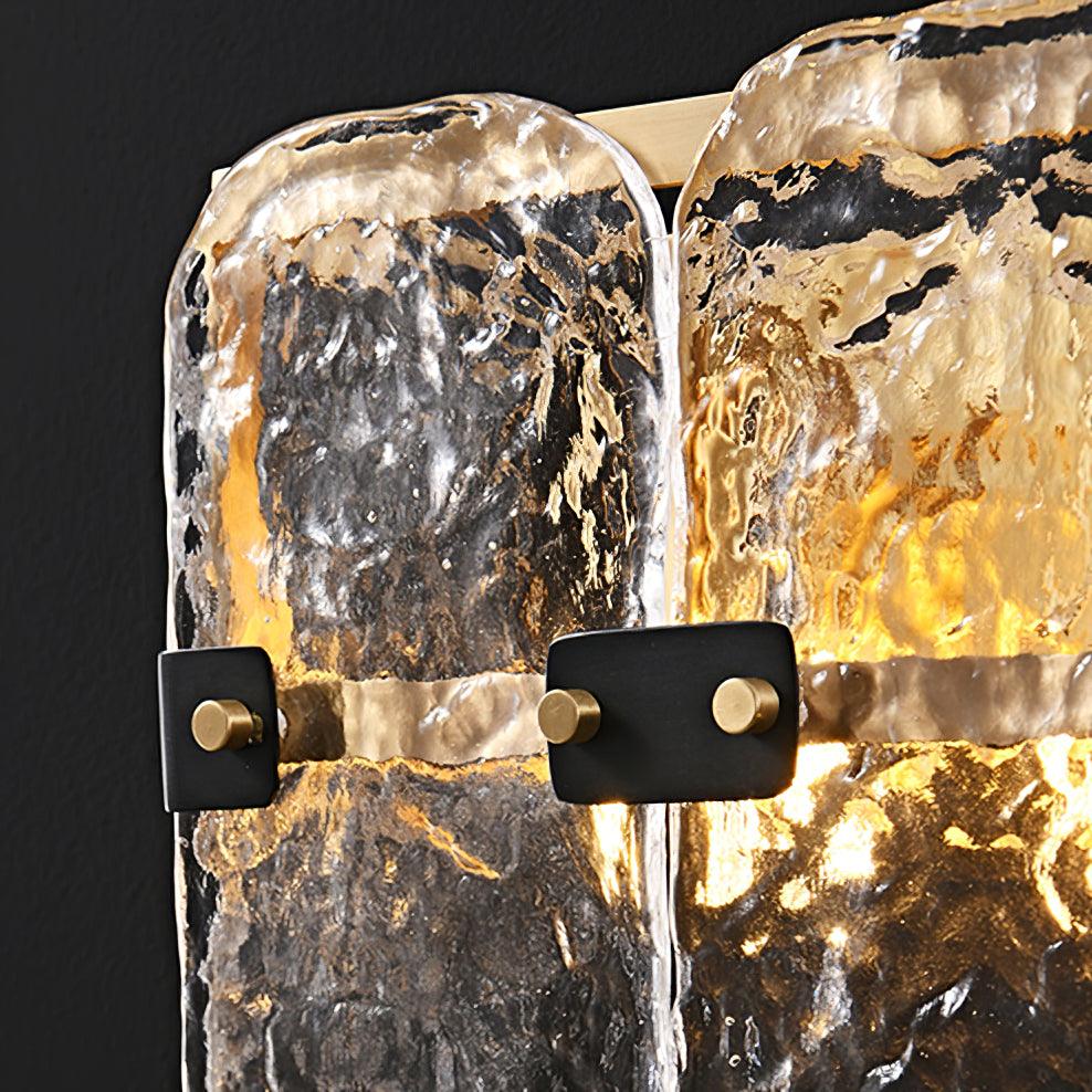 Clara Massive Glass Wall Sconces-Neutral Decor