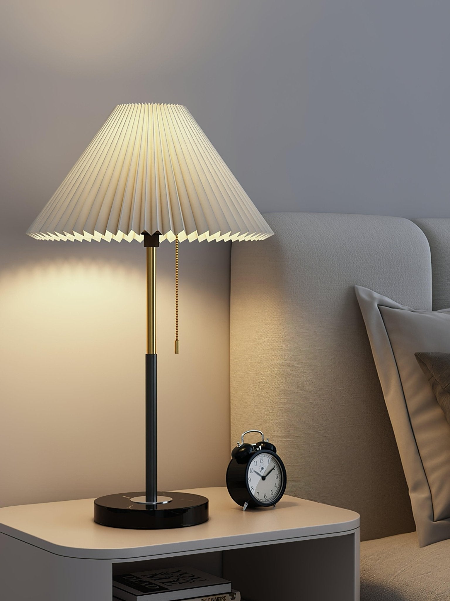 Divo Minimalist Marble Table Lamp-Neutral Decor