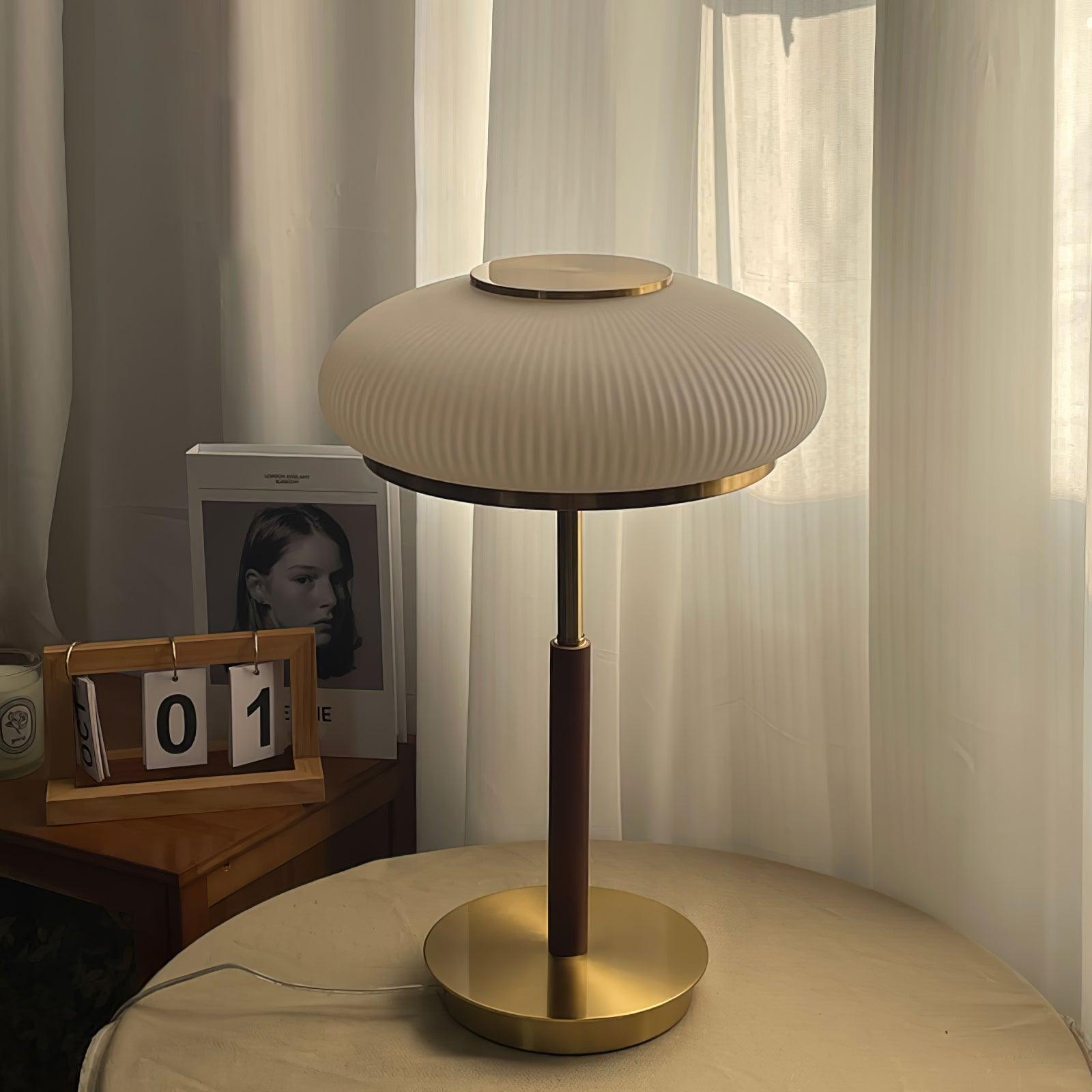 Glimmce Wood Table Lamp-Neutral Decor