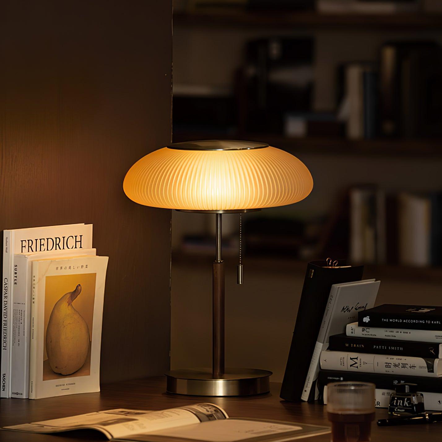 Glimmce Wood Table Lamp-Neutral Decor