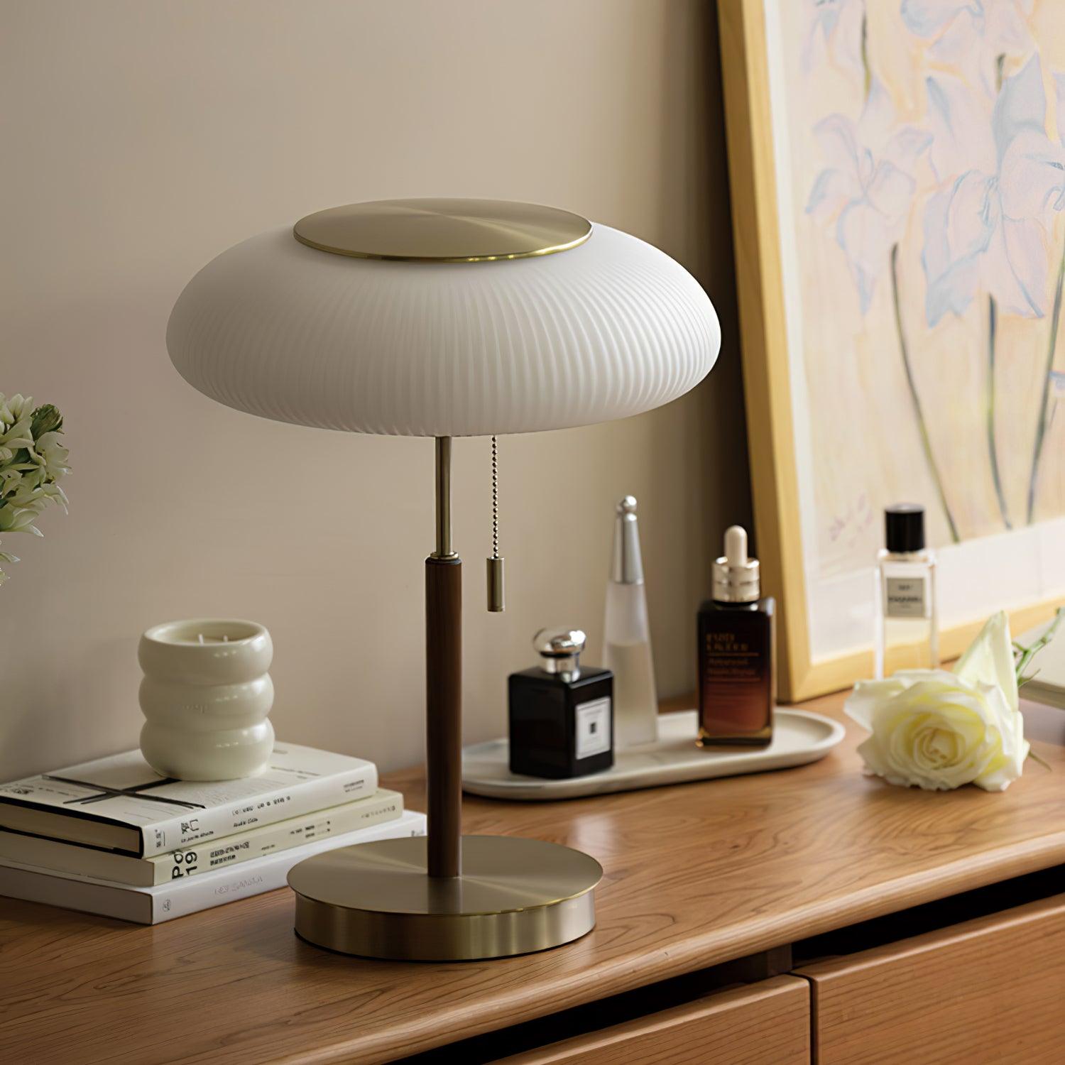 Glimmce Wood Table Lamp-Neutral Decor