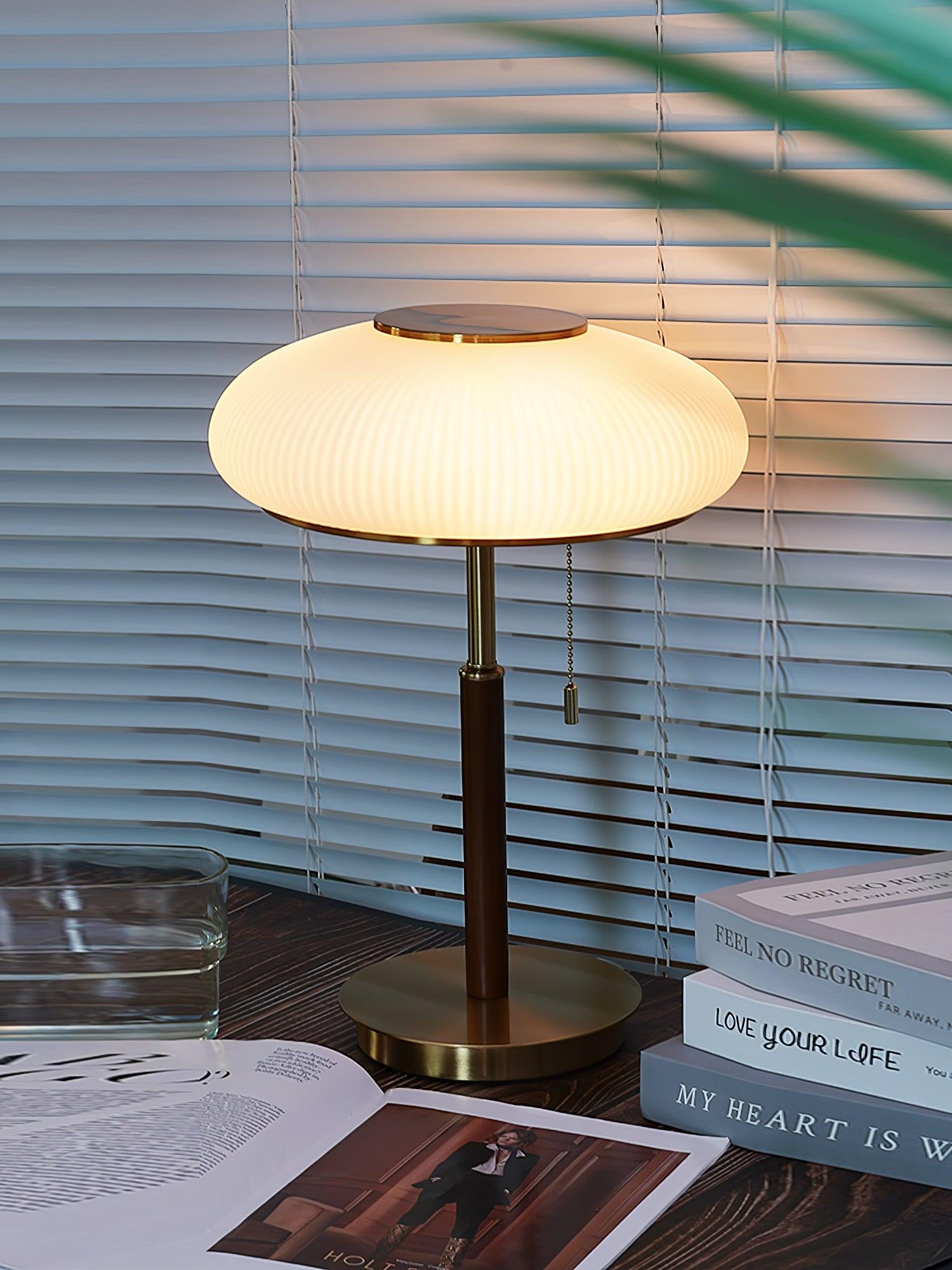 Glimmce Wood Table Lamp-Neutral Decor