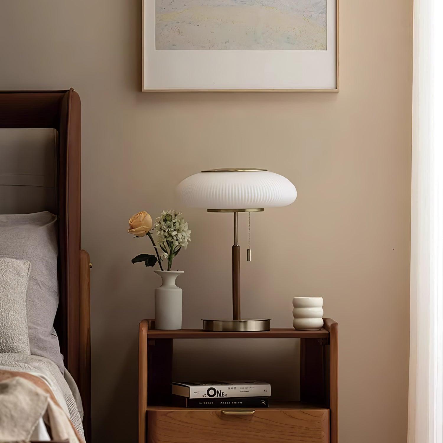 Glimmce Wood Table Lamp-Neutral Decor
