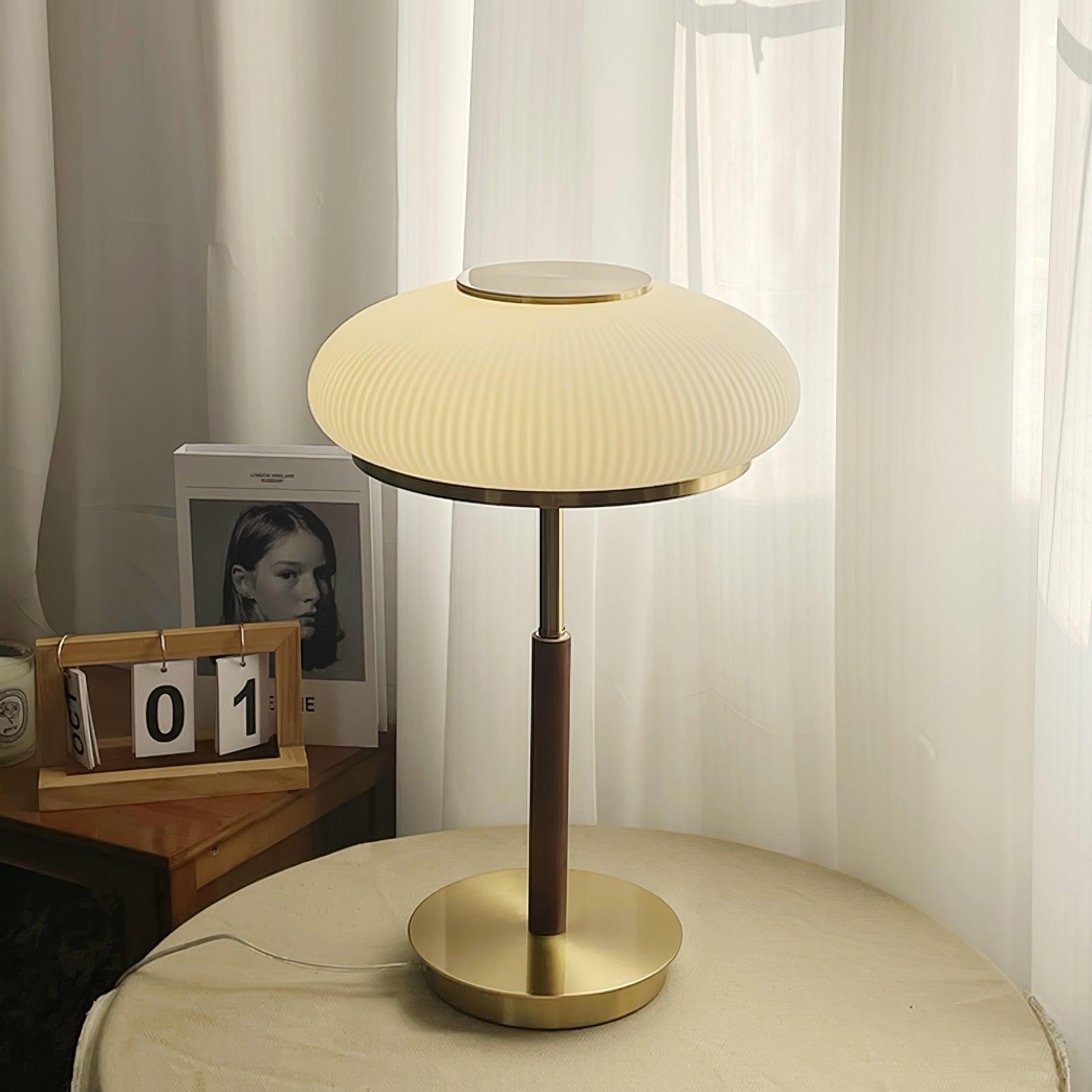 Glimmce Wood Table Lamp-Neutral Decor