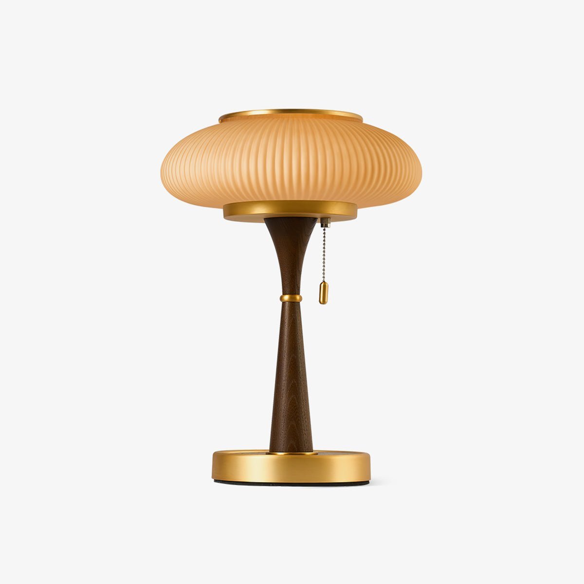 Vevelo Wood Vintage Table Lamp-Neutral Decor