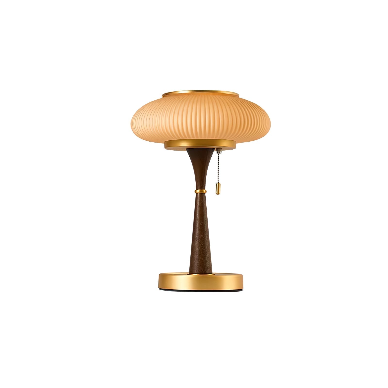 Vevelo Wood Vintage Table Lamp-Neutral Decor