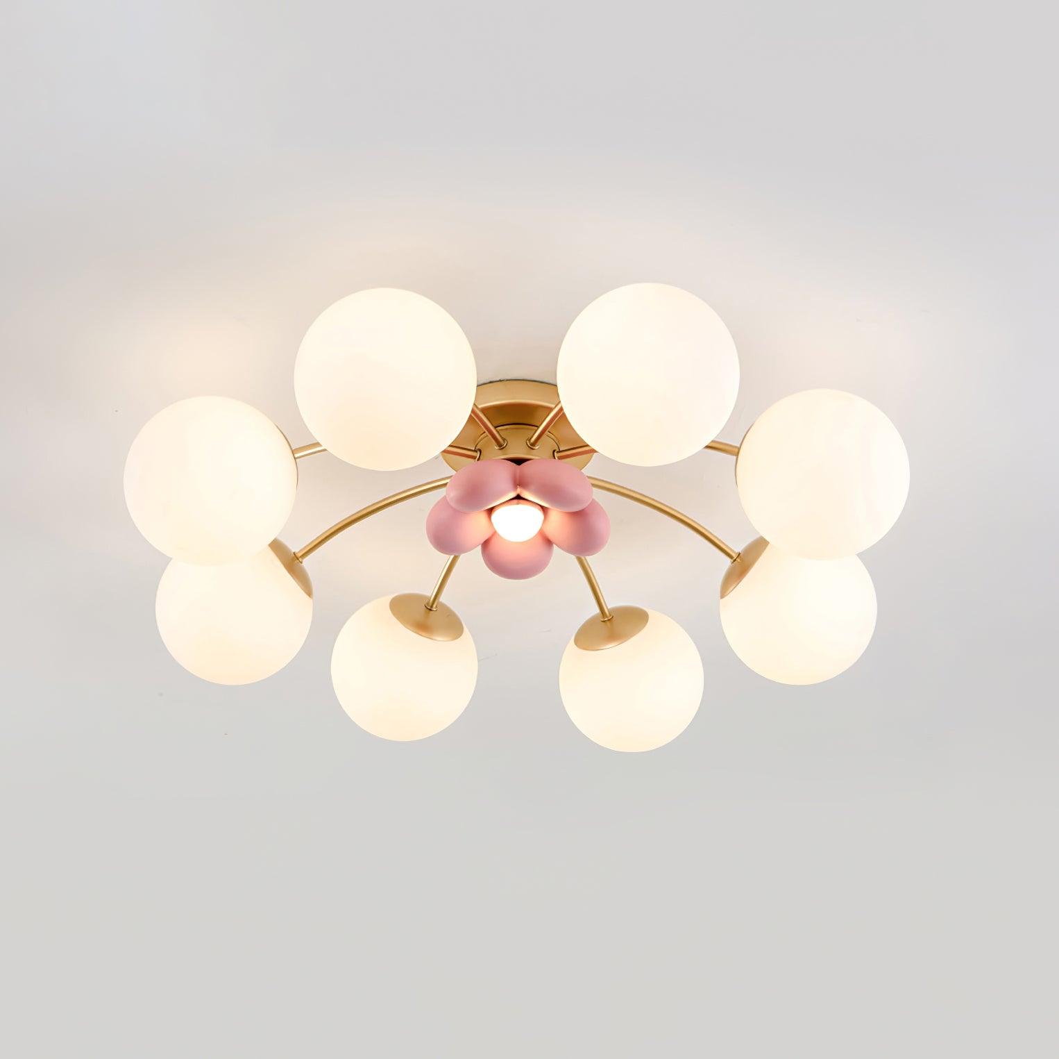 Nirox Pink Petal Ceiling Light-Neutral Decor