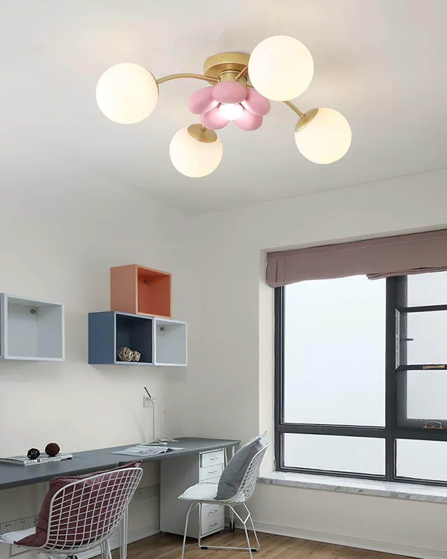 Nirox Pink Petal Ceiling Light-Neutral Decor